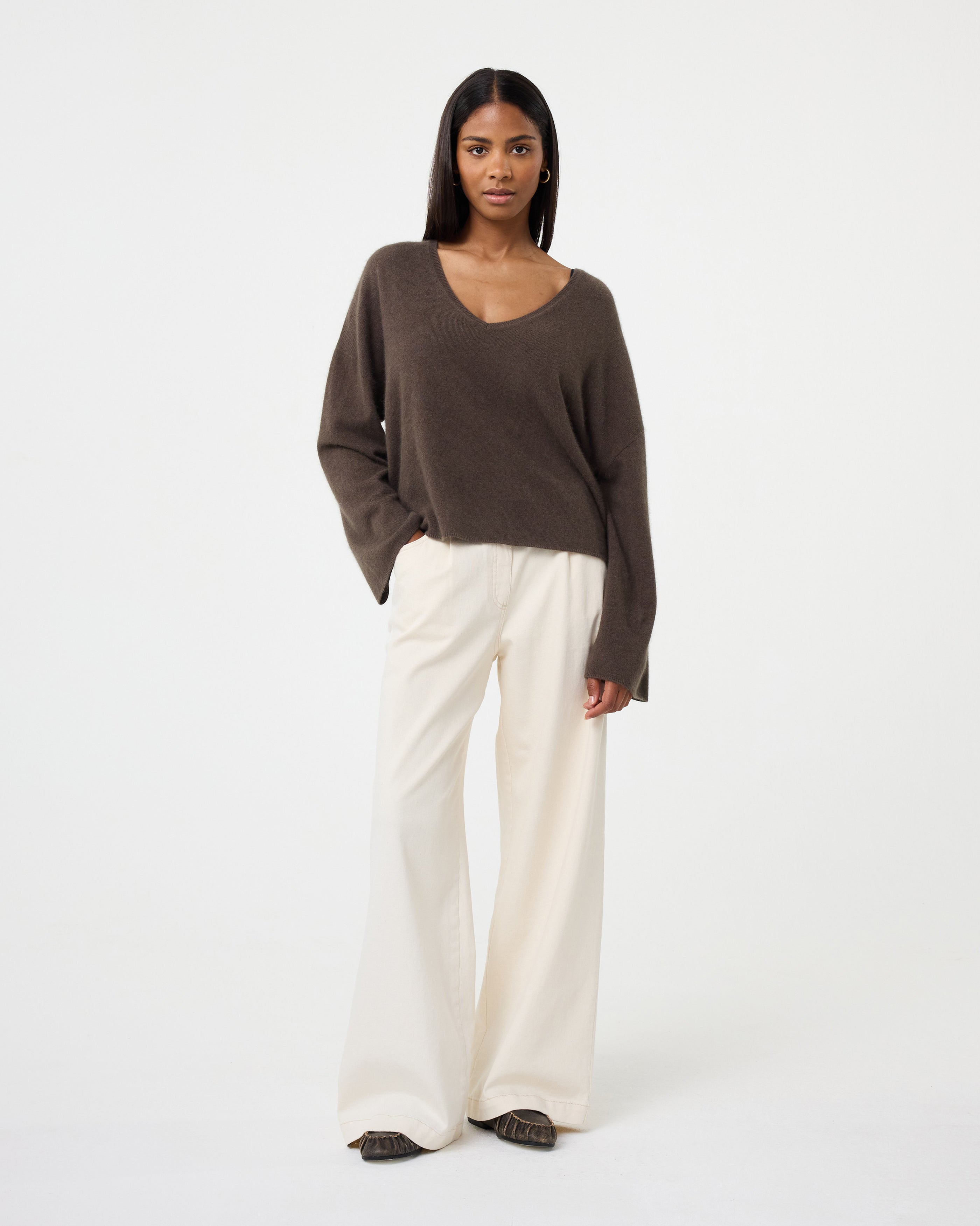 Joelle Pullover | Brown