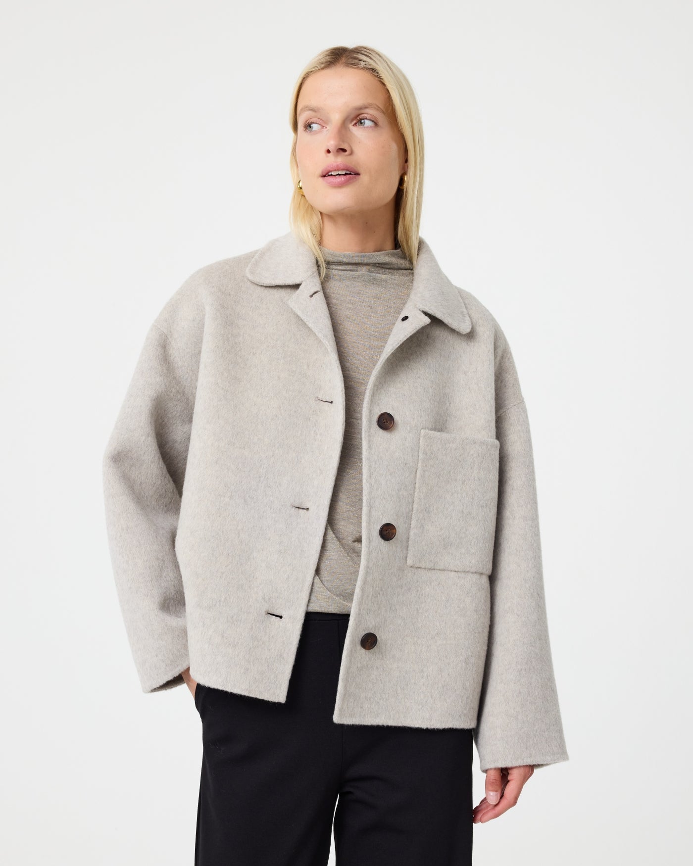 Odette Jacket | Greige