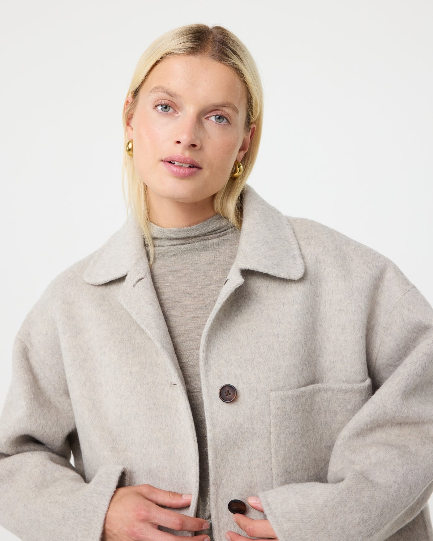 Odette Jacket | Greige