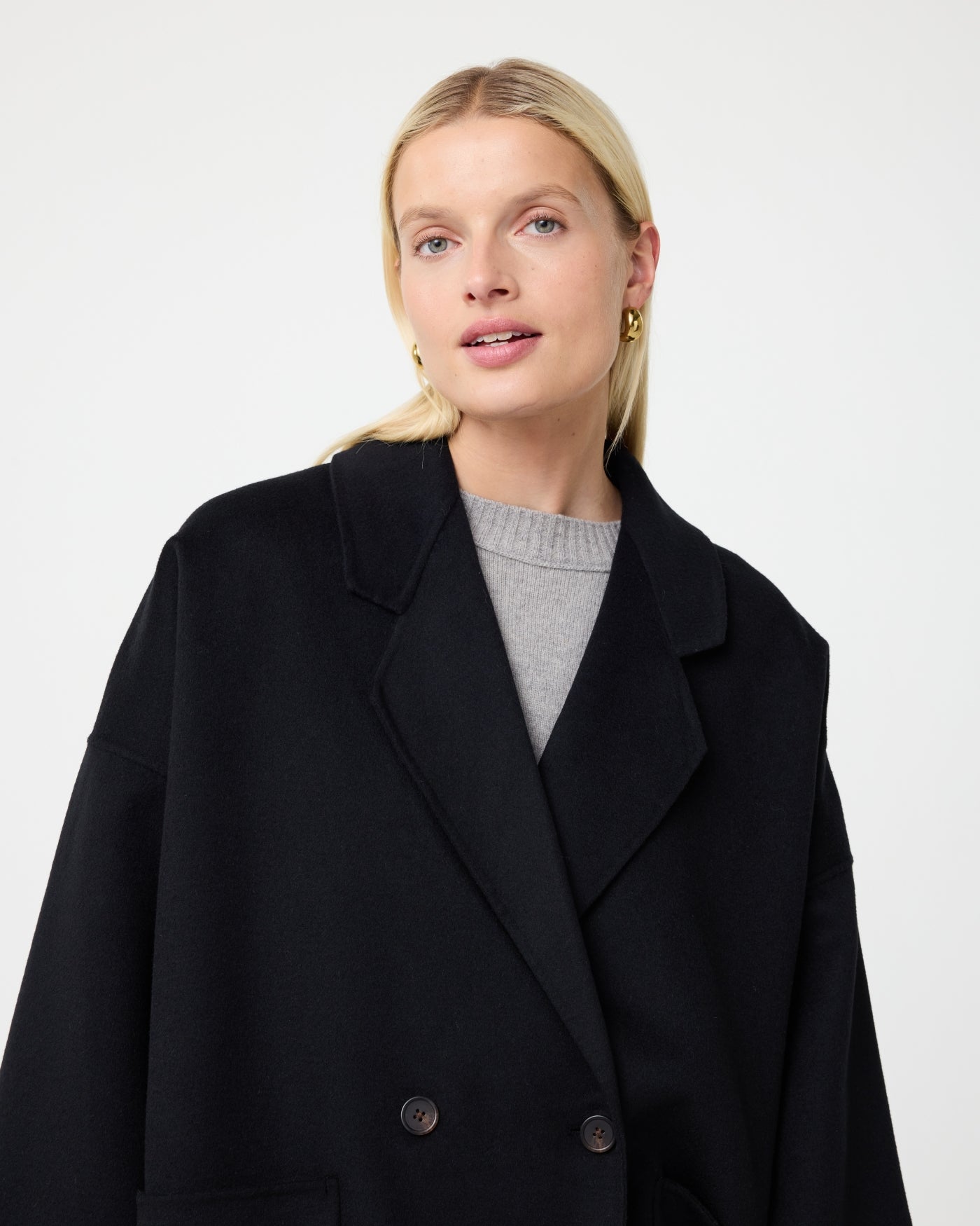 Cape Coat | Black