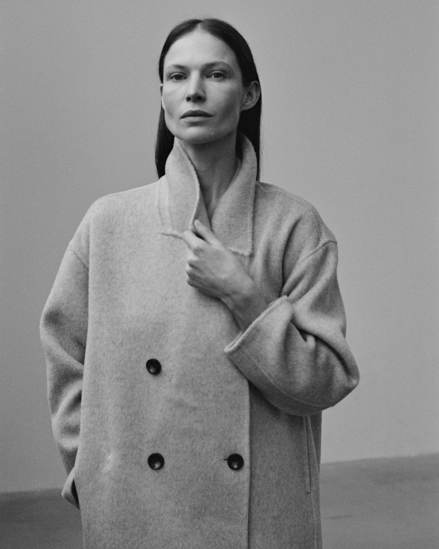 Nicole Coat | Greige