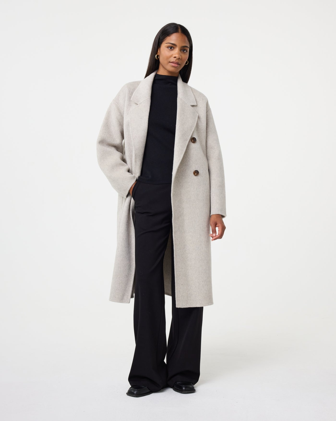 Nicole Coat | Greige