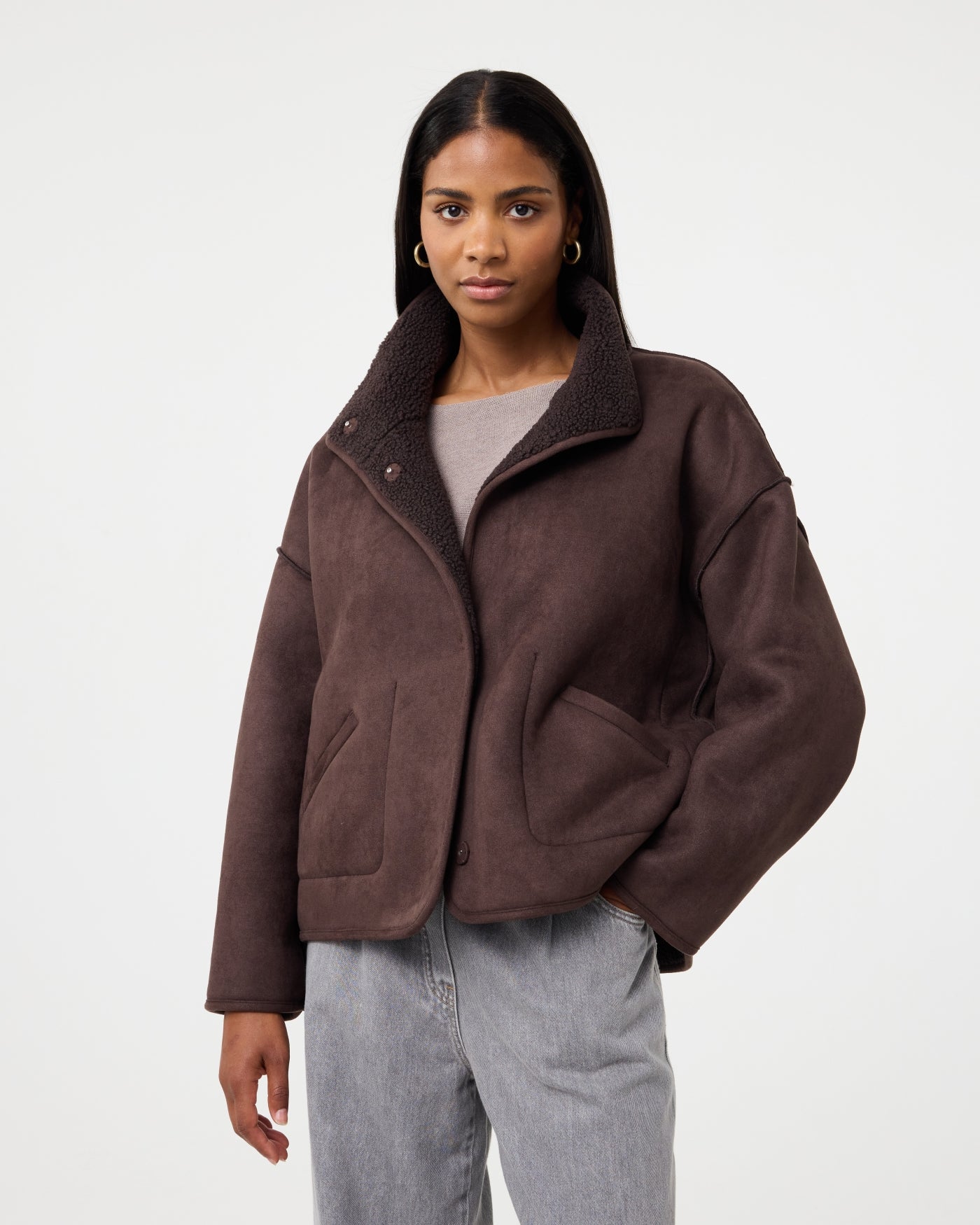 Jill Jacket | Choco – Knit-ted