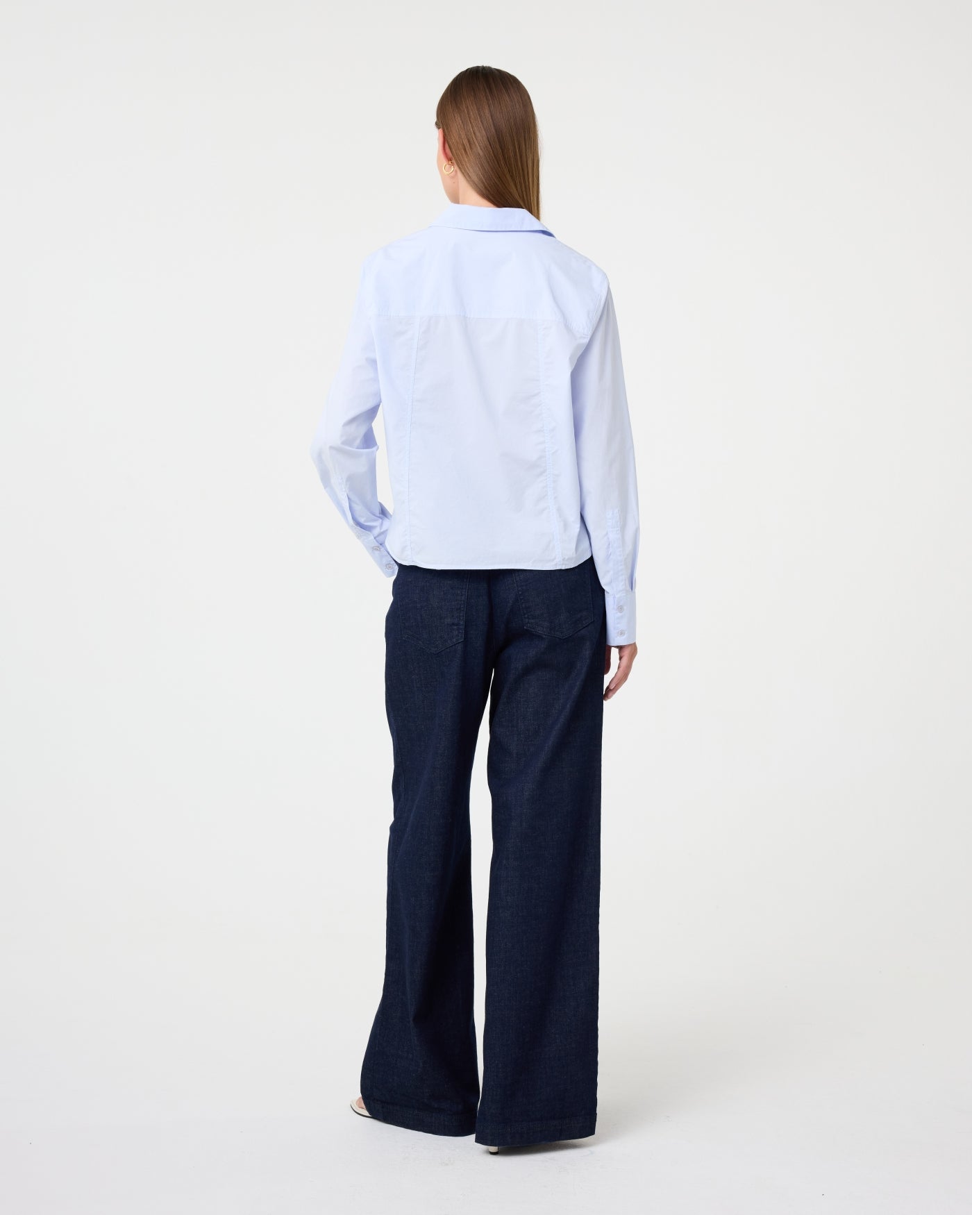 Lieve Blouse | Oxford Blue