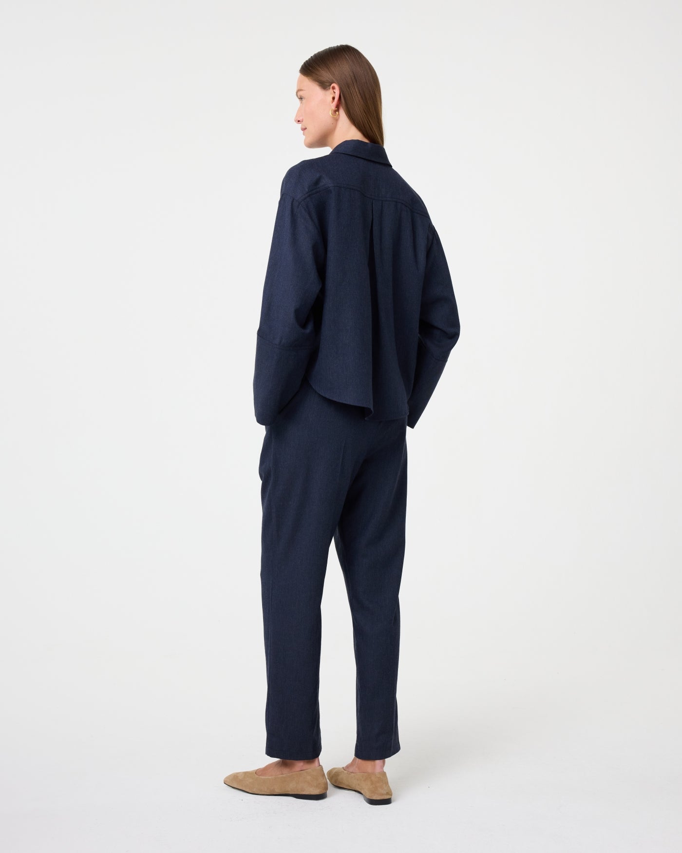 Cara Blouse | Night Blue