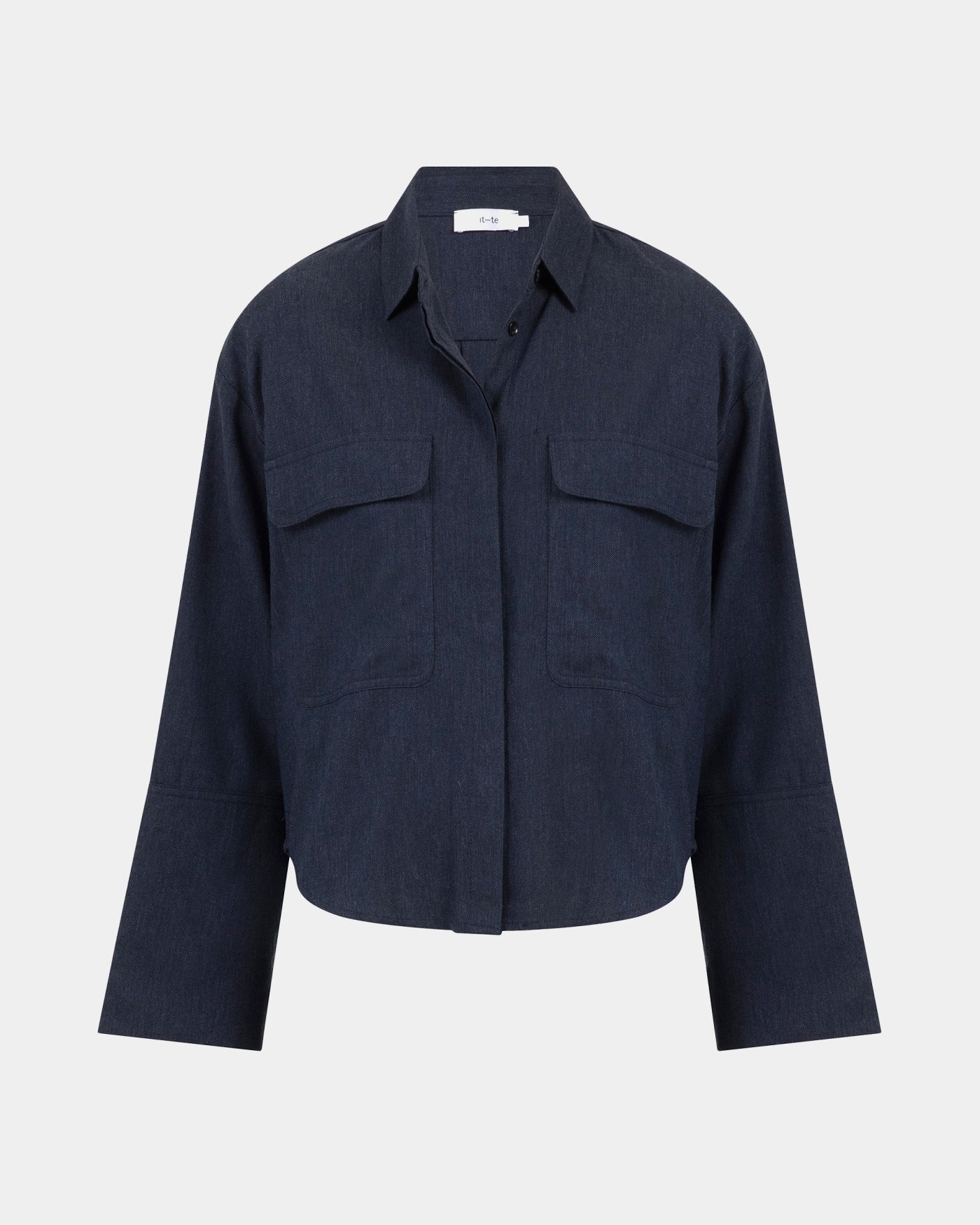 Cara Blouse | Night Blue