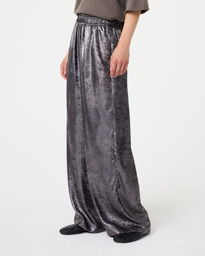 Metally Pants | Metallic Grey