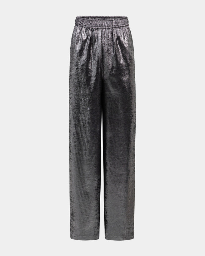 Metally Pants | Metallic Grey