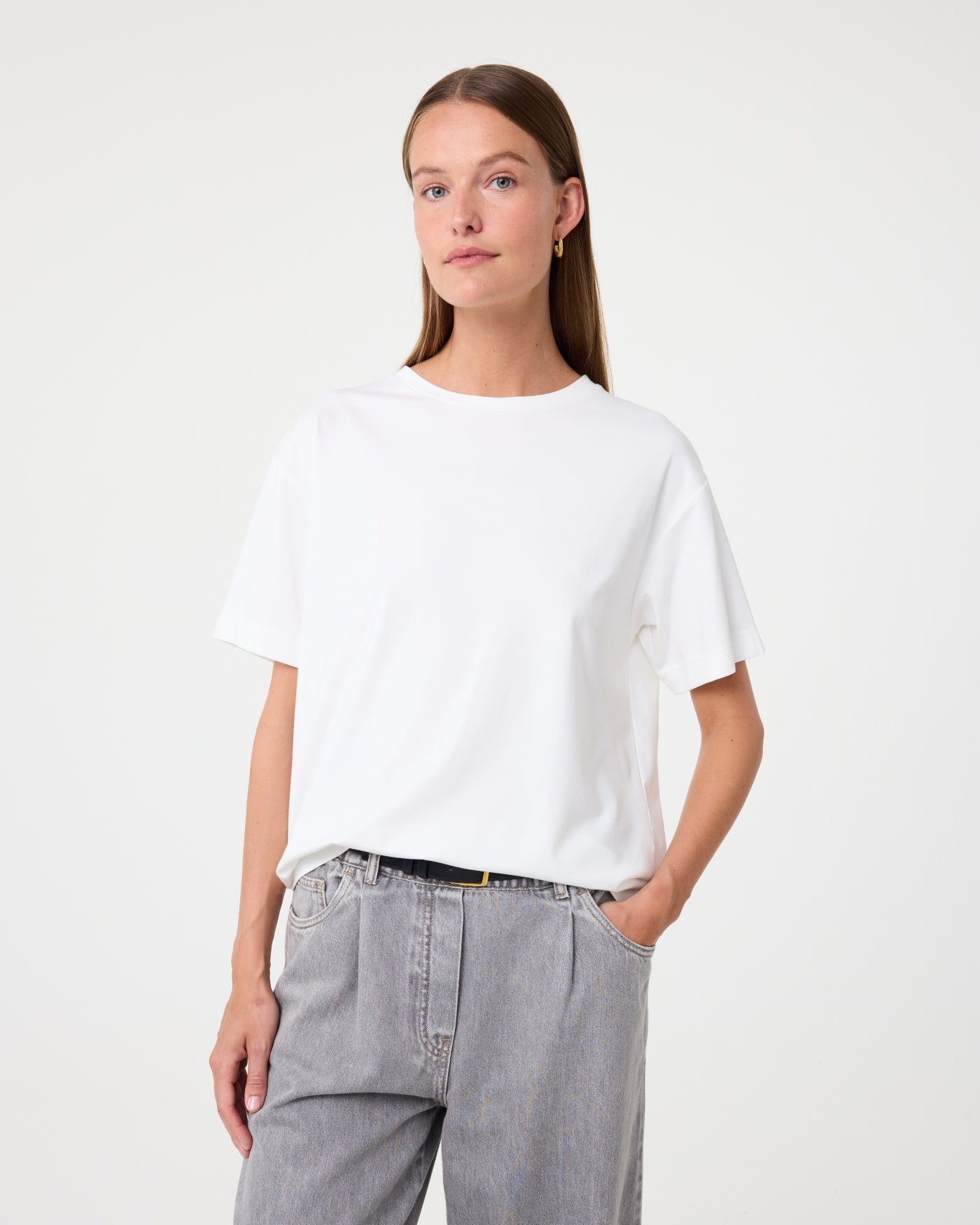 Hazel Tee | Off White – Knit-ted