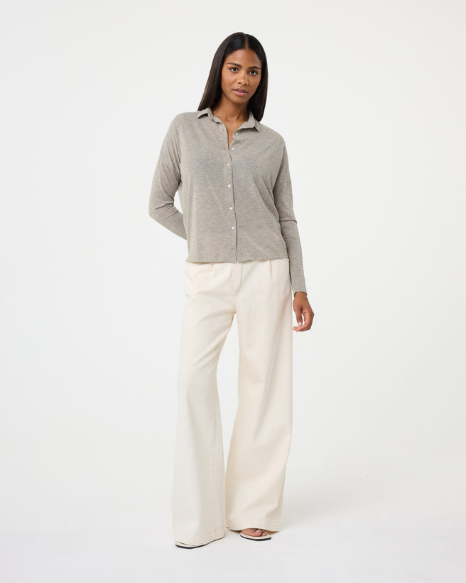Penelope Blouse | Greige