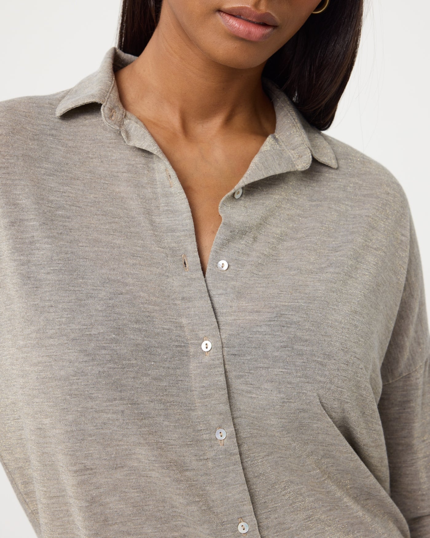 Penelope Blouse | Greige