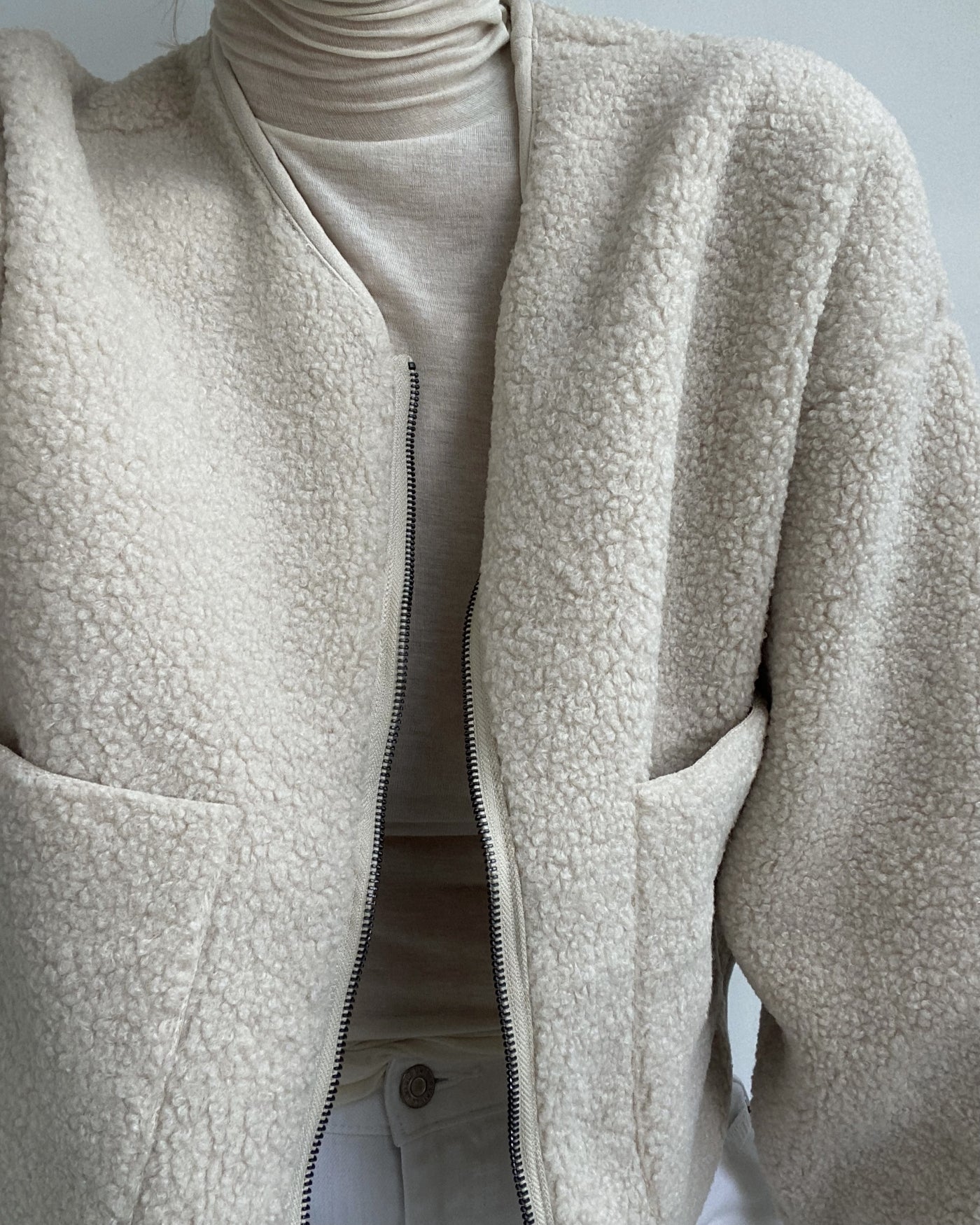 Teddie Jacket | Creme