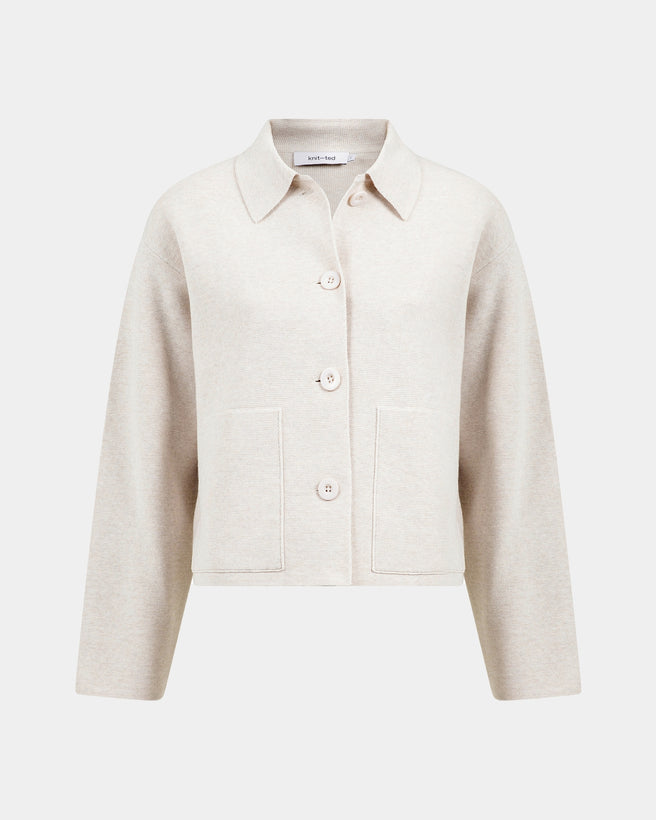 Joy Cardigan | Greige