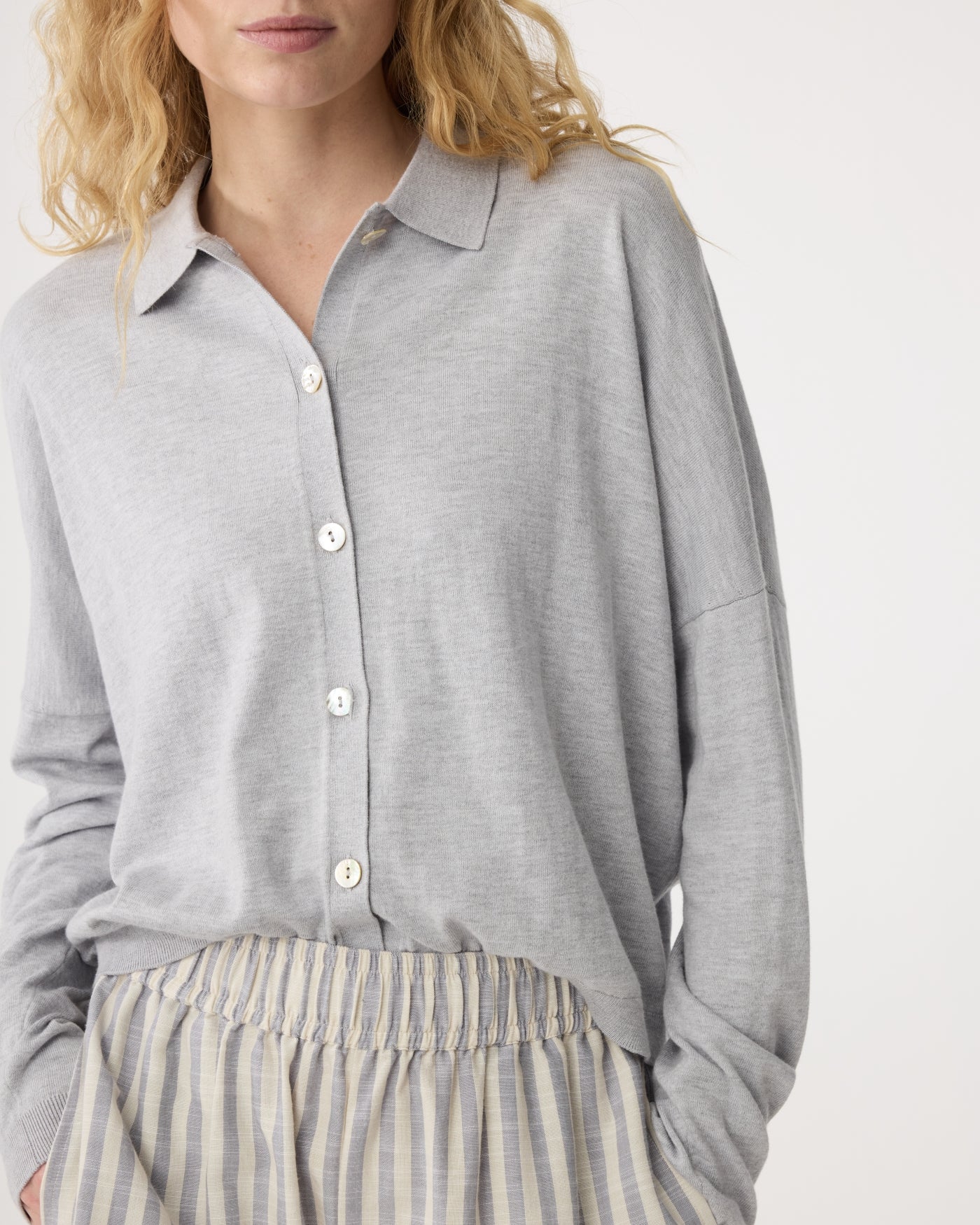Kiki Cardigan | Grey Melange