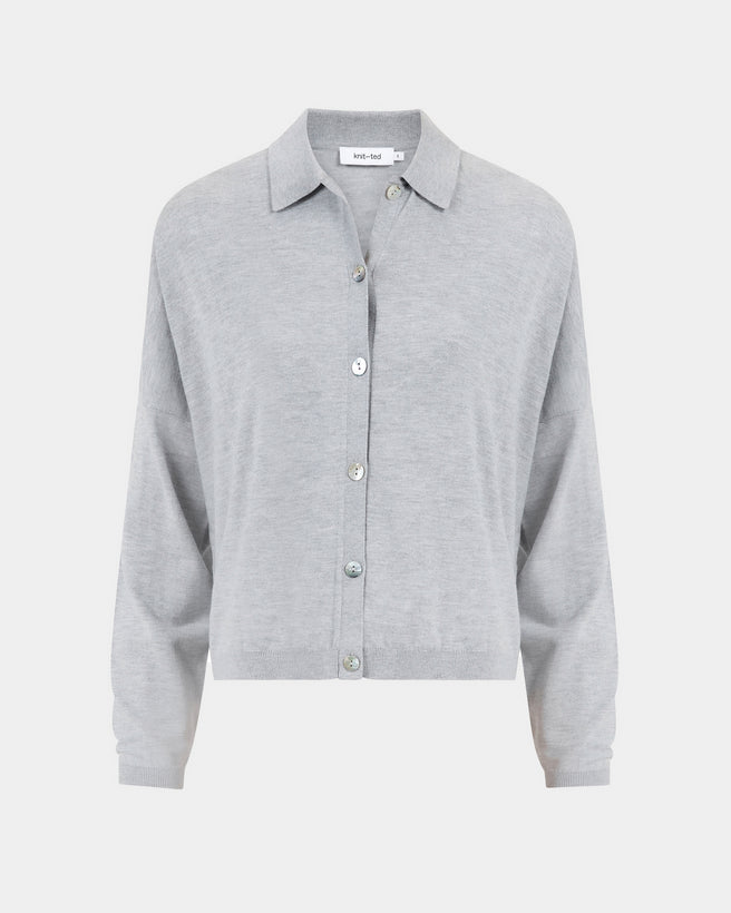 Kiki Cardigan | Grey Melange