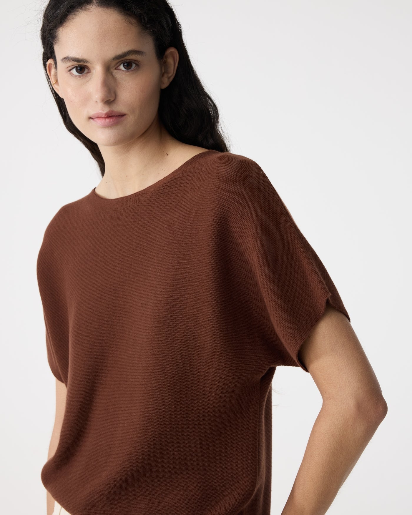 Eva Top | Mid Brown