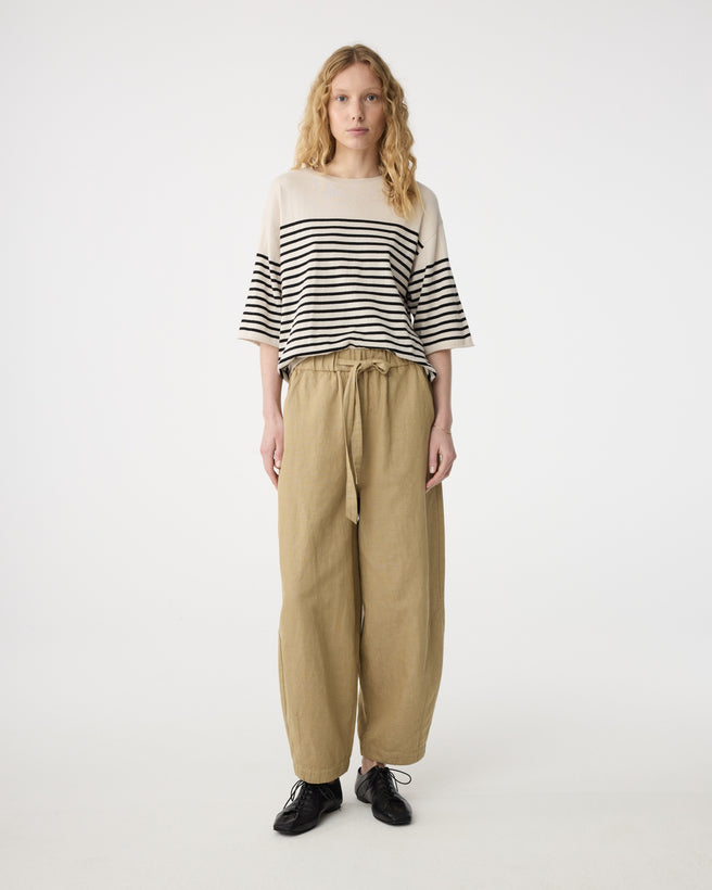 Merle T shirt | Creme Stripe