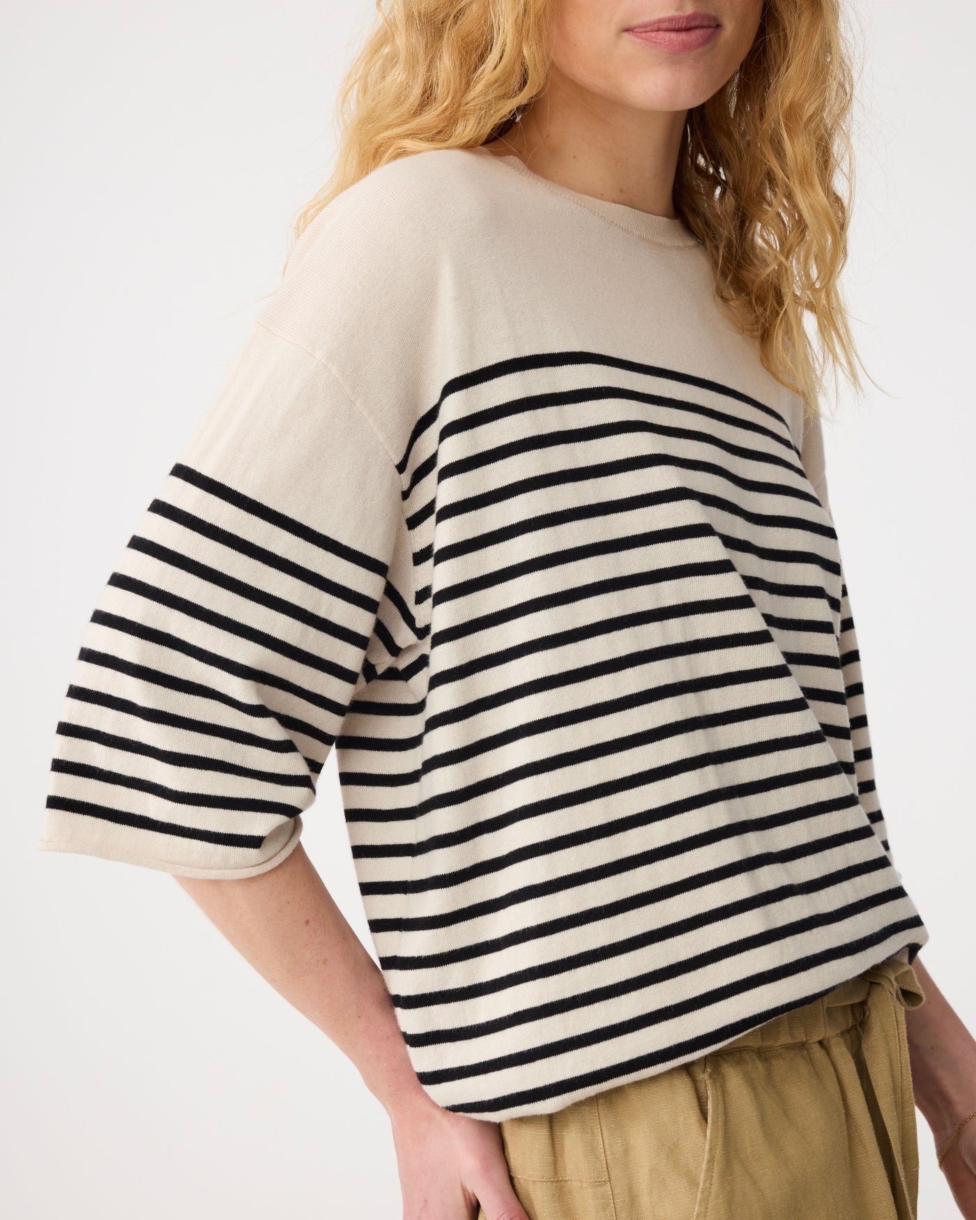 Merle T shirt | Creme Stripe