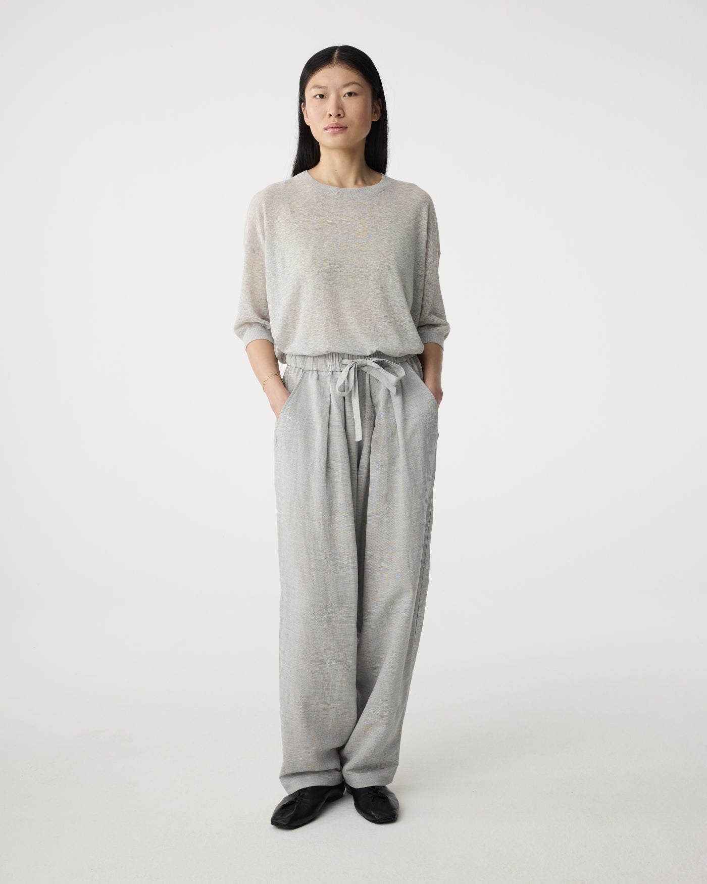 Fanes T shirt | Grey Melange