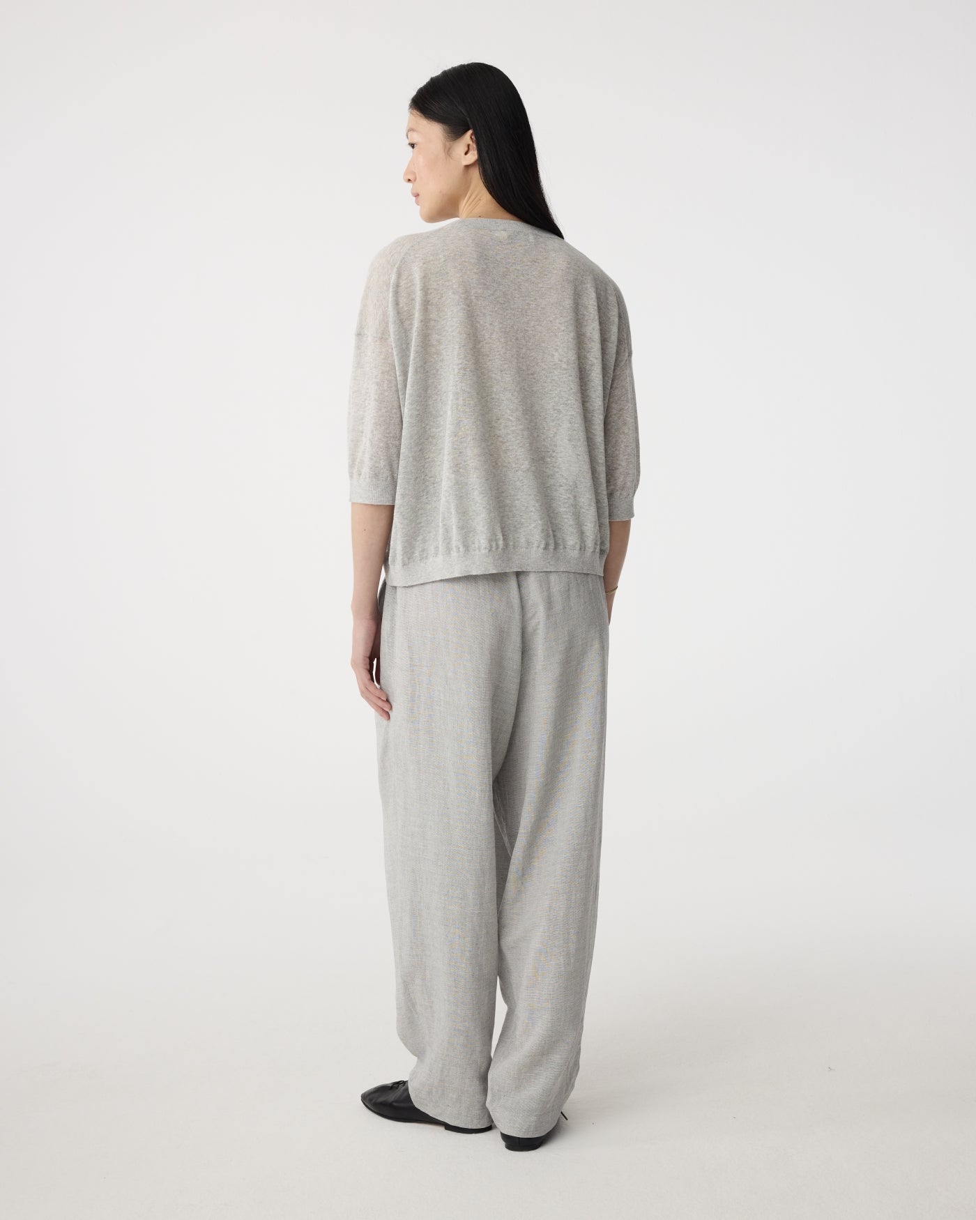 Fanes T shirt | Grey Melange