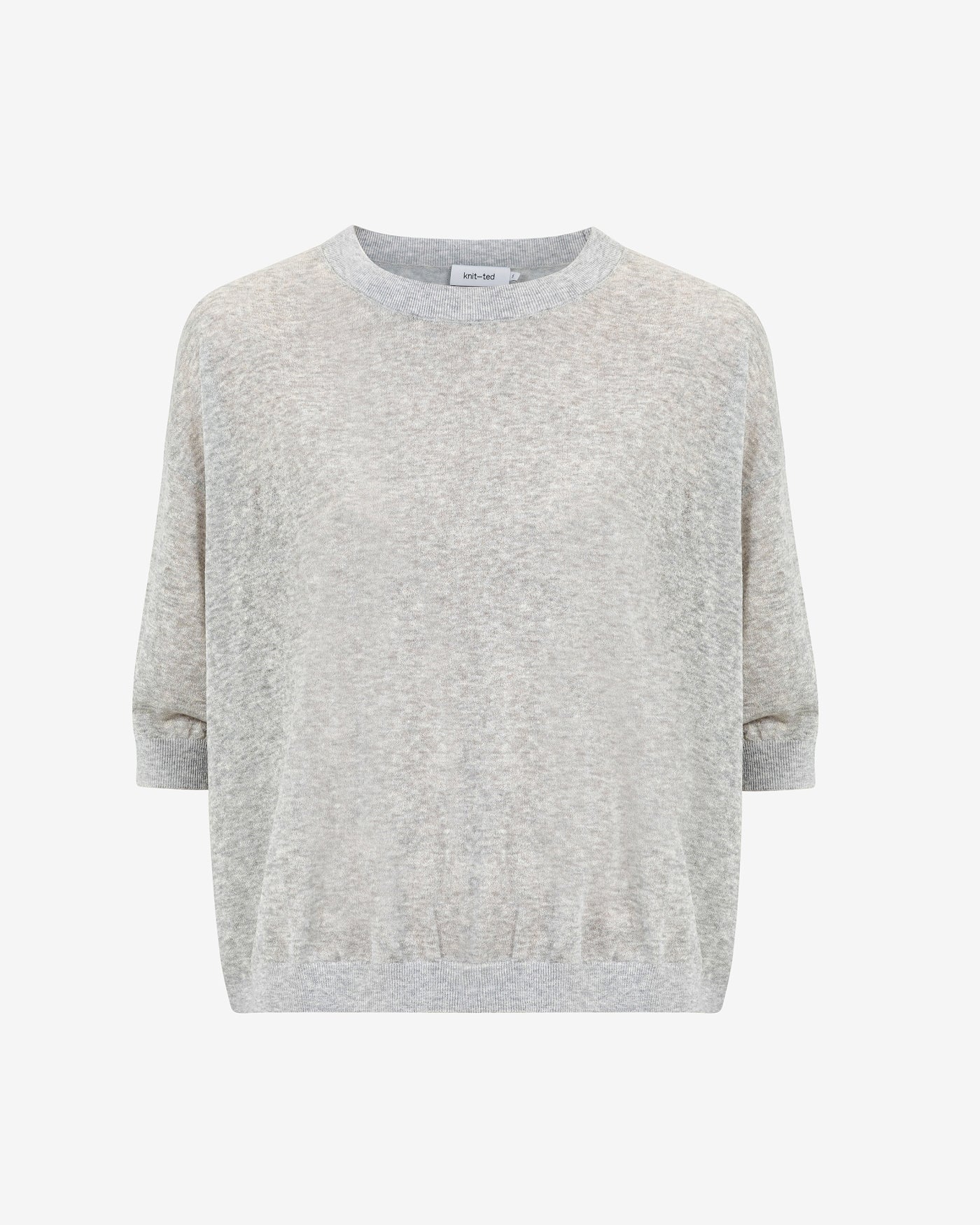 Fanes T shirt | Grey Melange