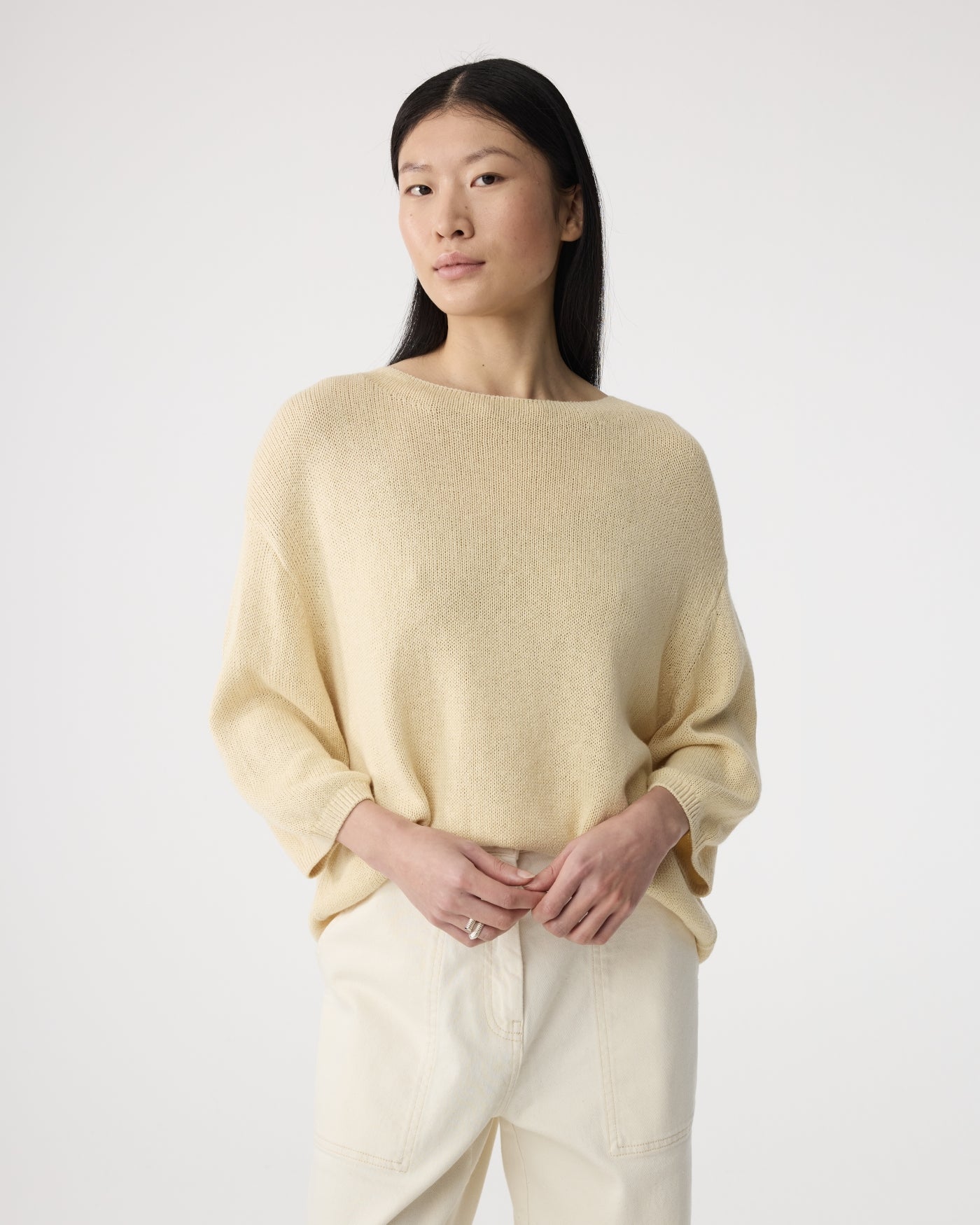 Dimphy Pullover | Light Yellow