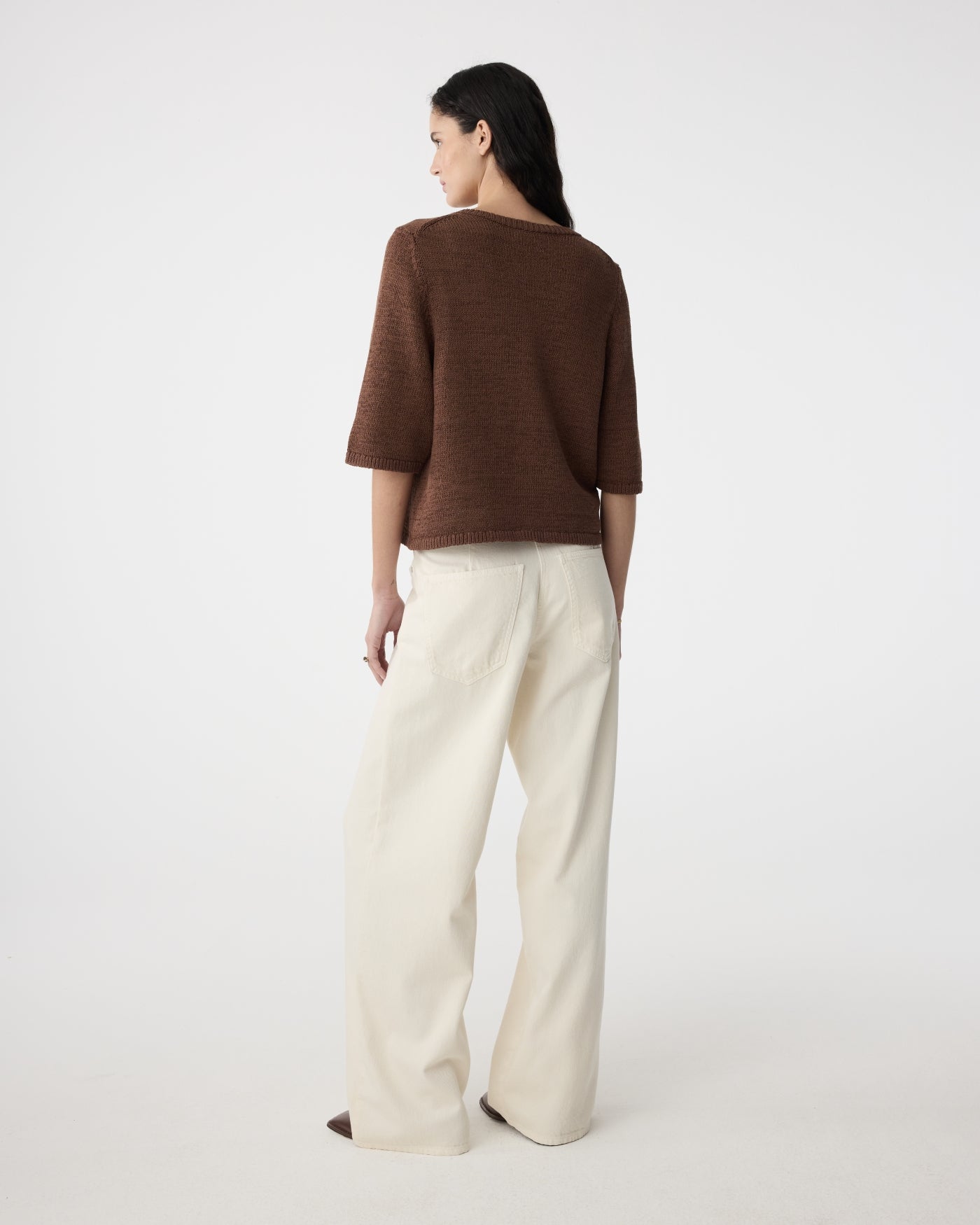 Ally Cardigan | Mid Brown