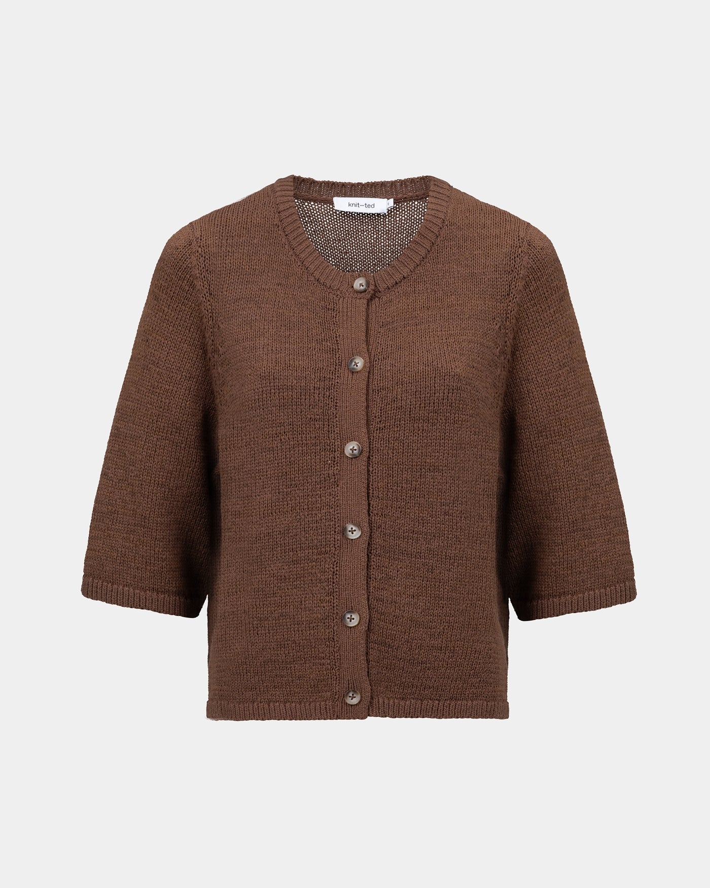 Ally Cardigan | Mid Brown