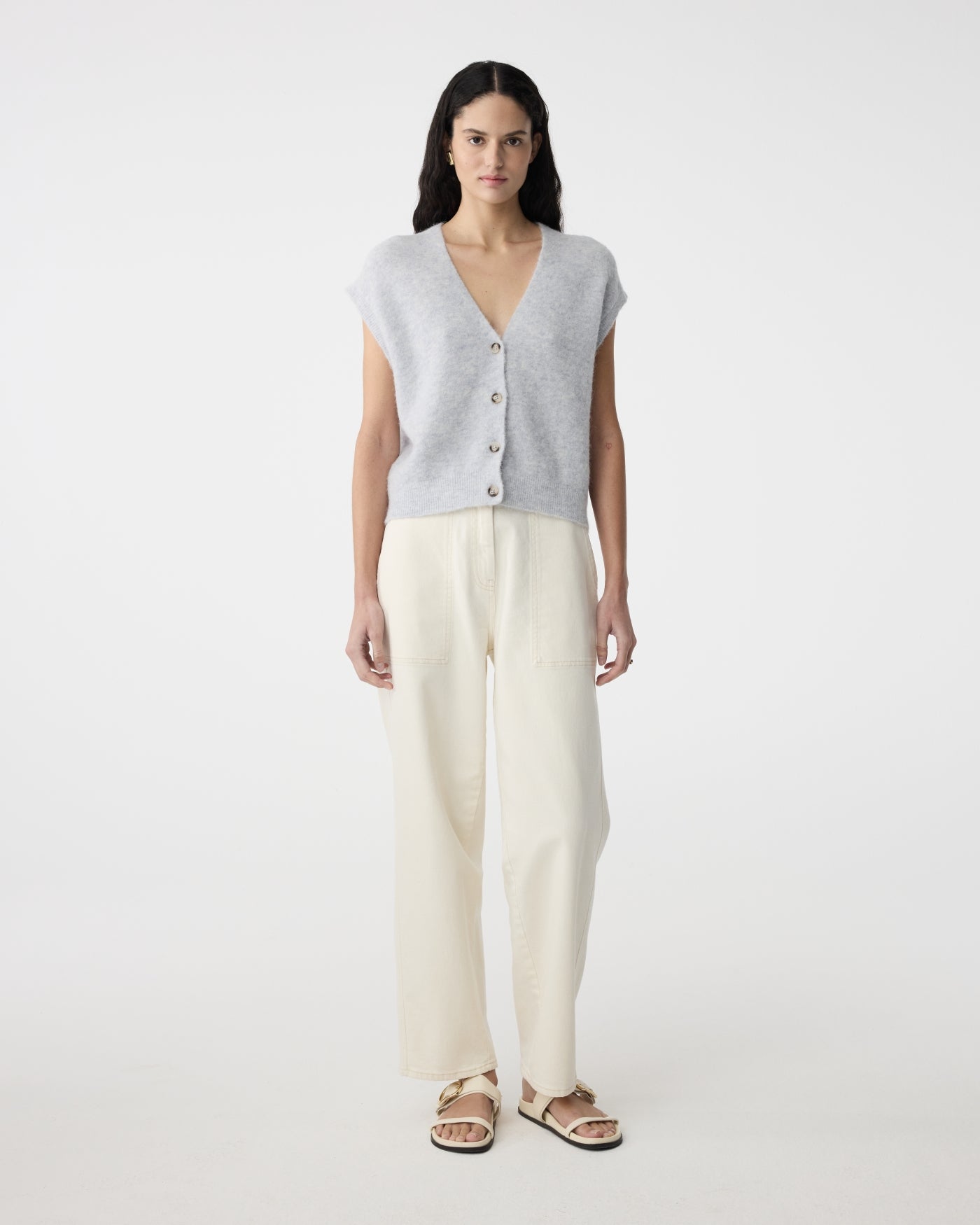 Marble Cardigan | Light Blue