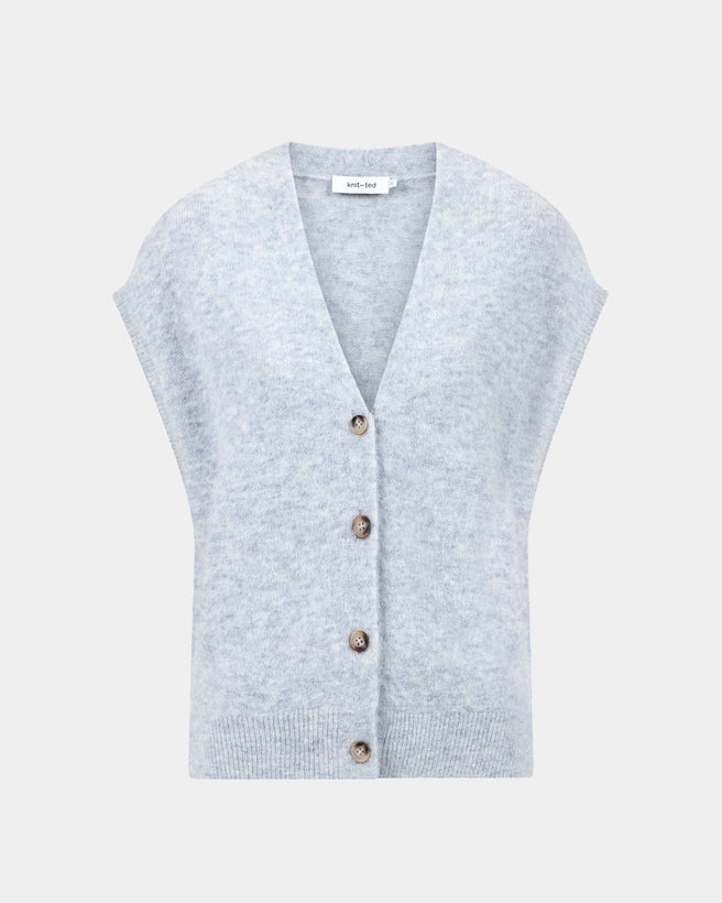 Marble Cardigan | Light Blue