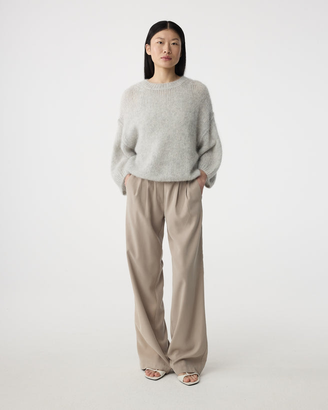 Mell Pullover | Grey Melange