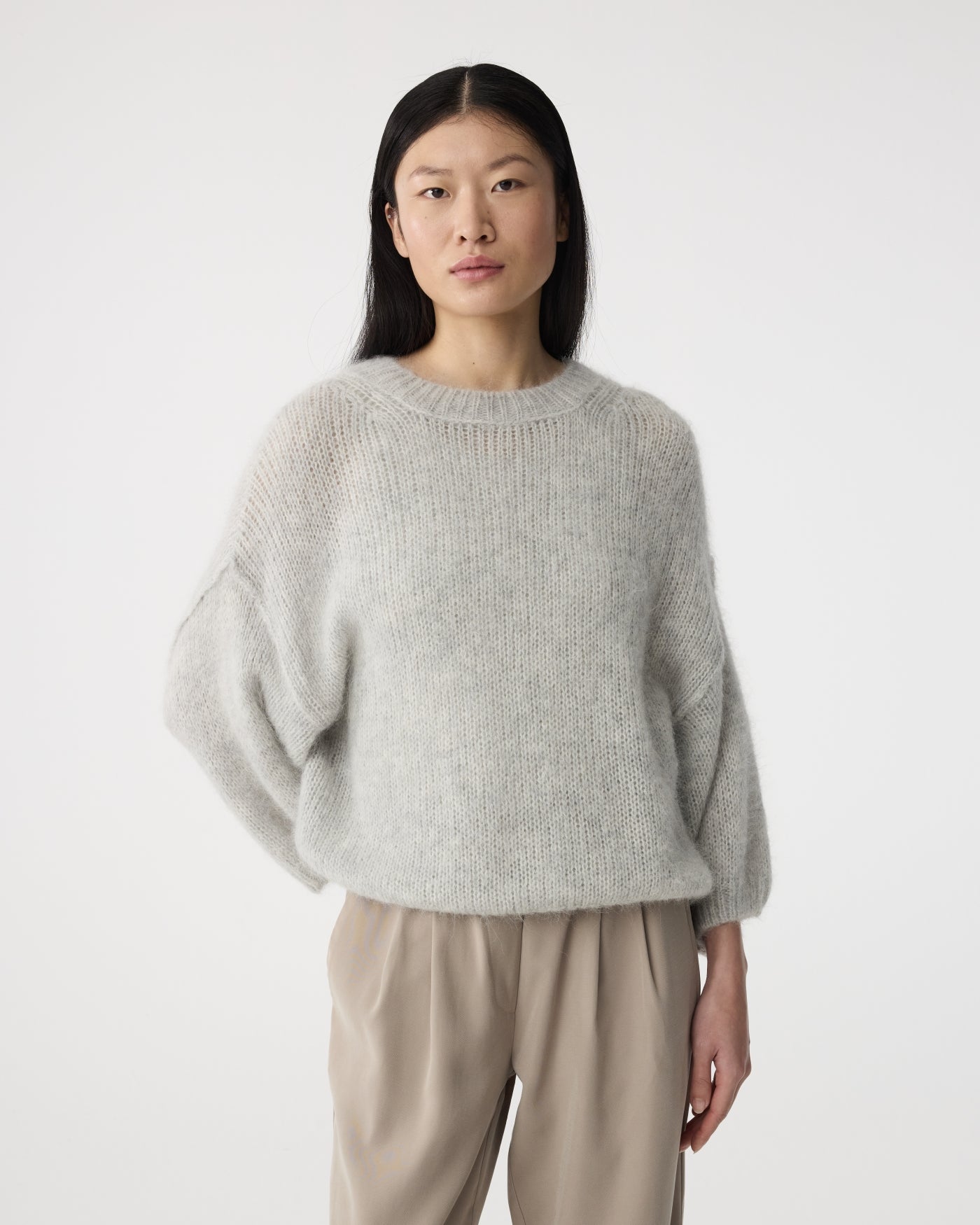 Mell Pullover | Grey Melange