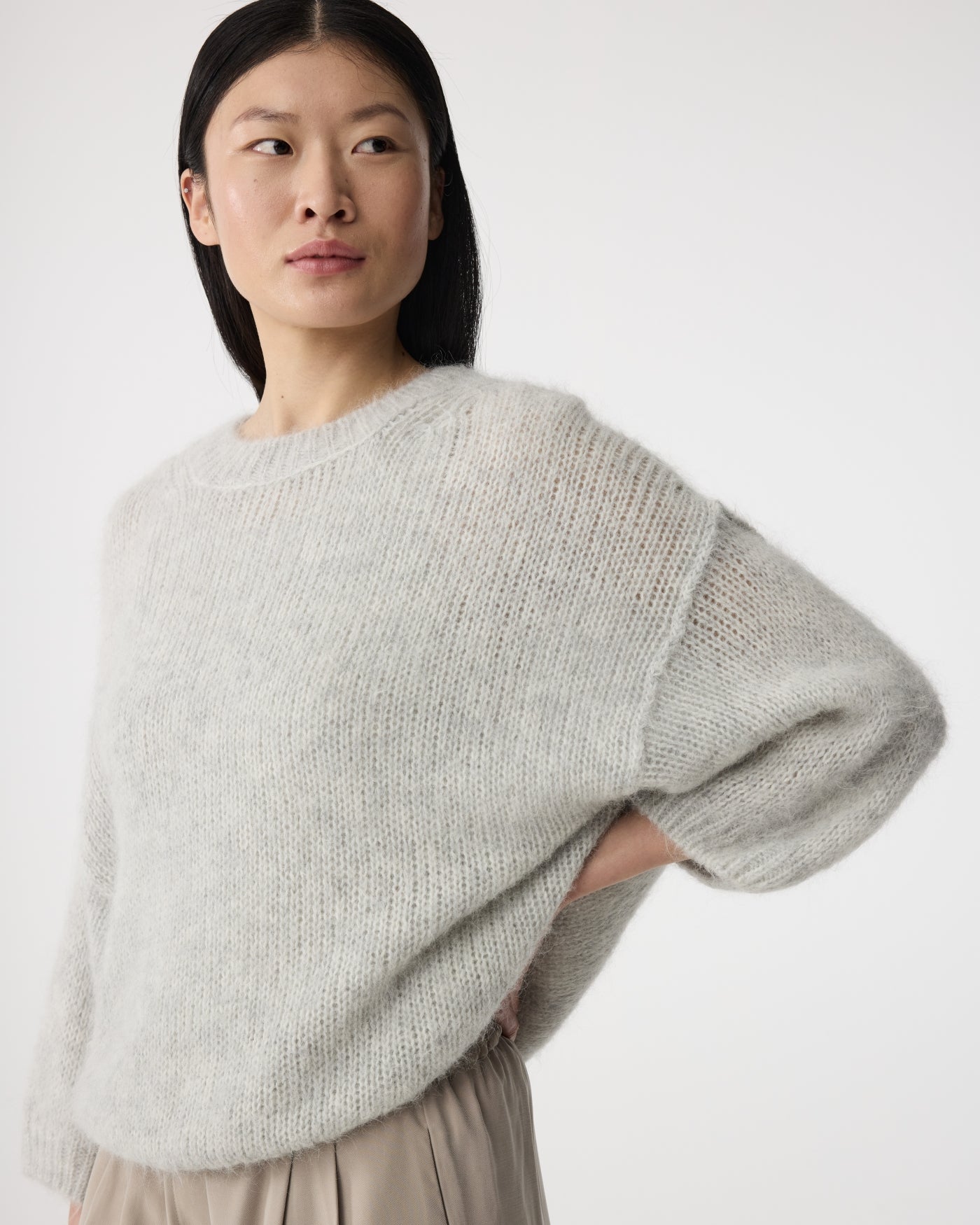 Mell Pullover | Grey Melange