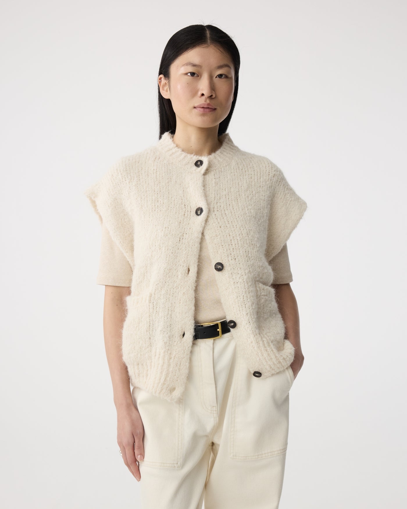 Bessy Cardigan | Ivory