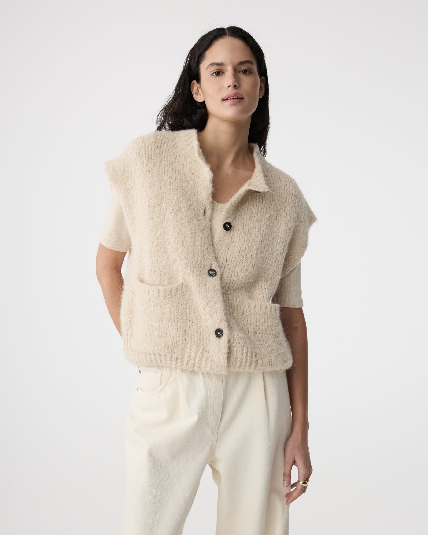 Bessy Cardigan | Sand