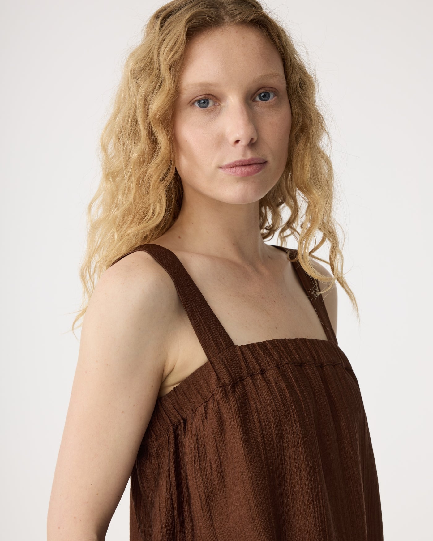 Romy Top | Mid Brown