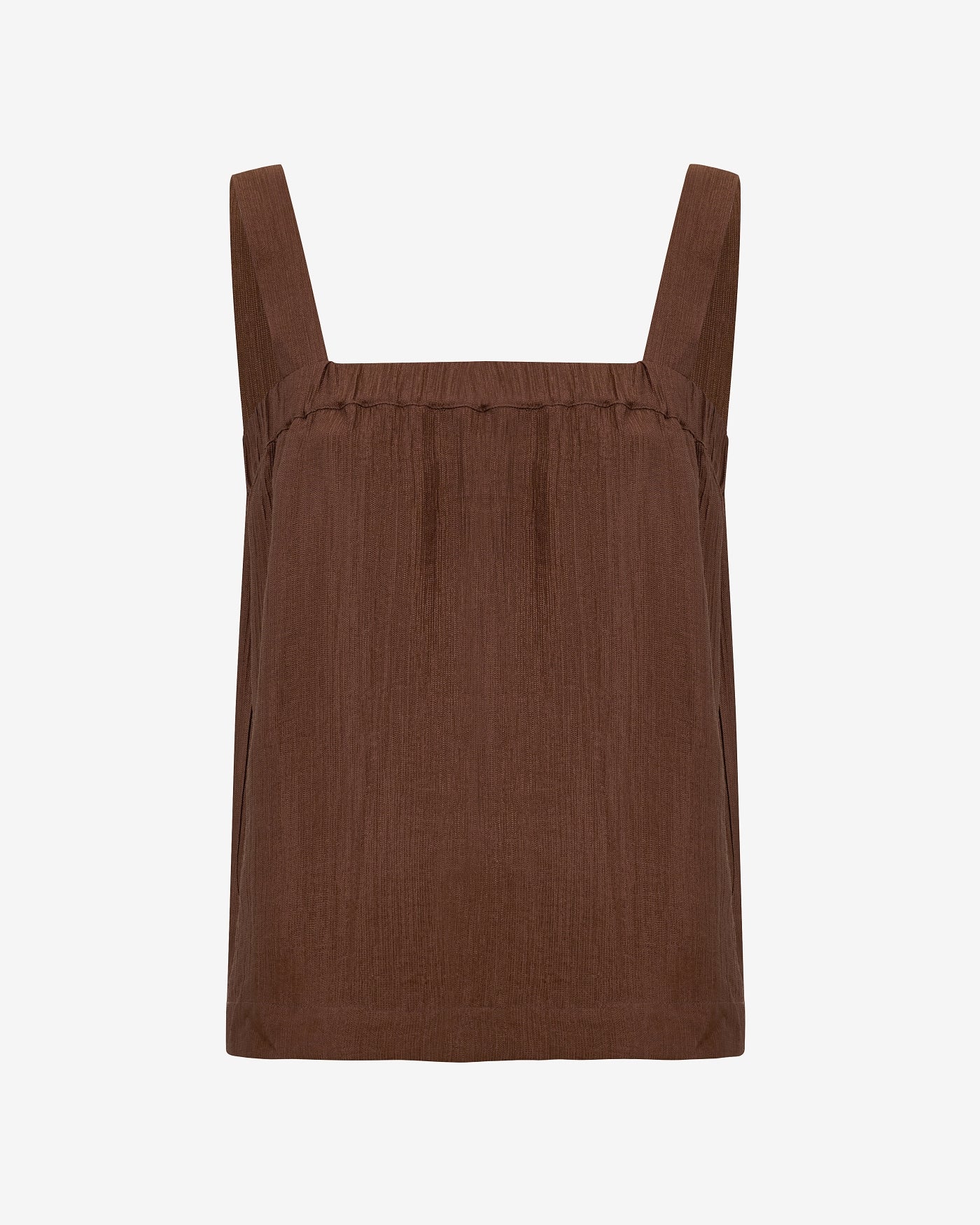 Romy Top | Mid Brown