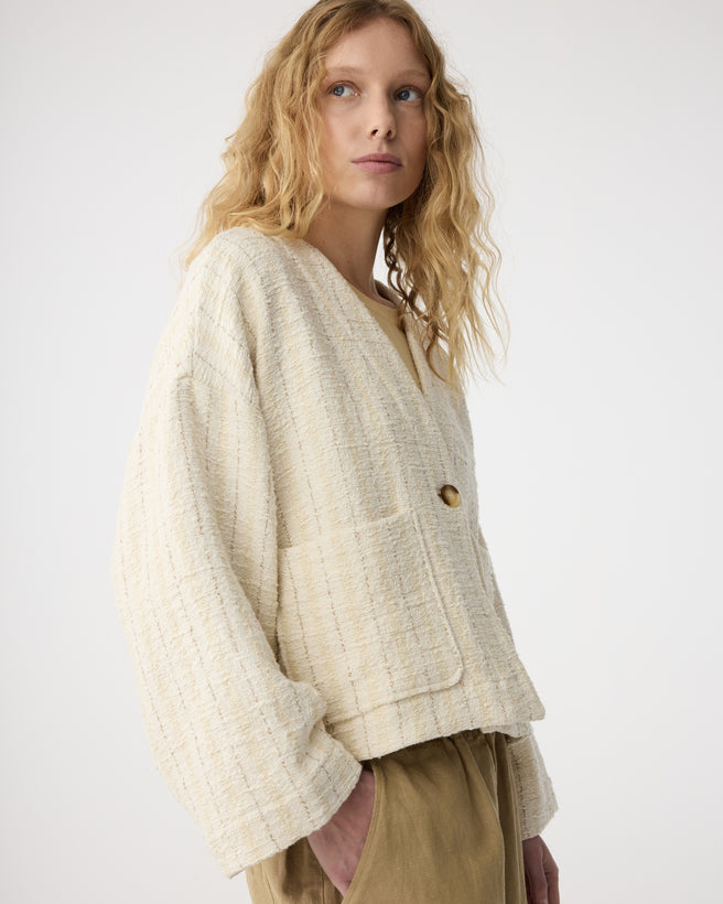 Flores Jacket | Ivory