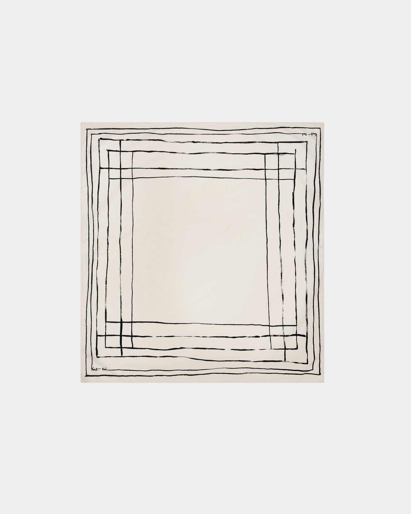 Scarlet Scarf | Ivory