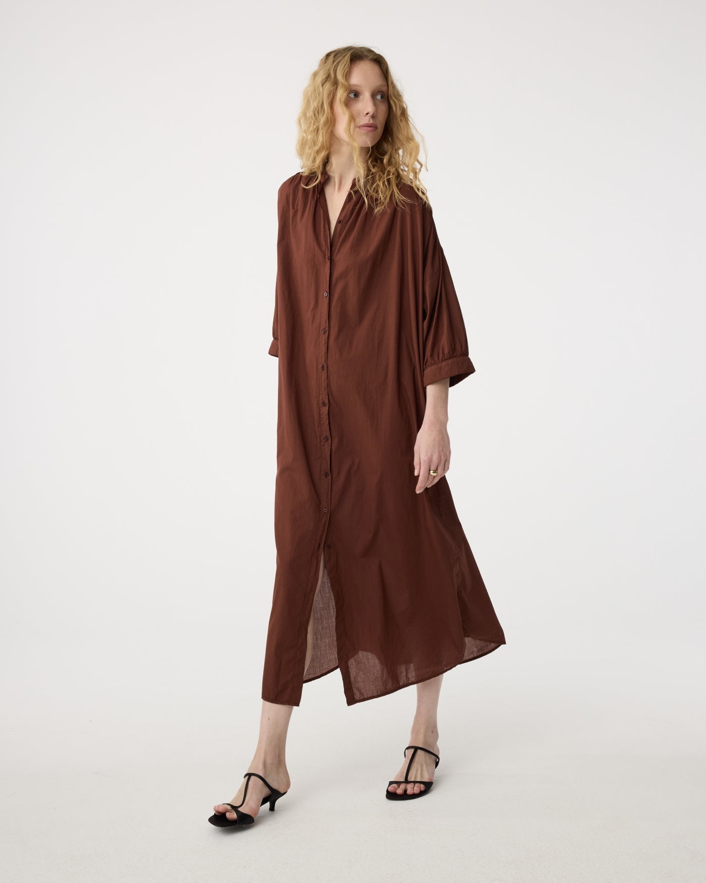 Wilma Dress | Mid Brown