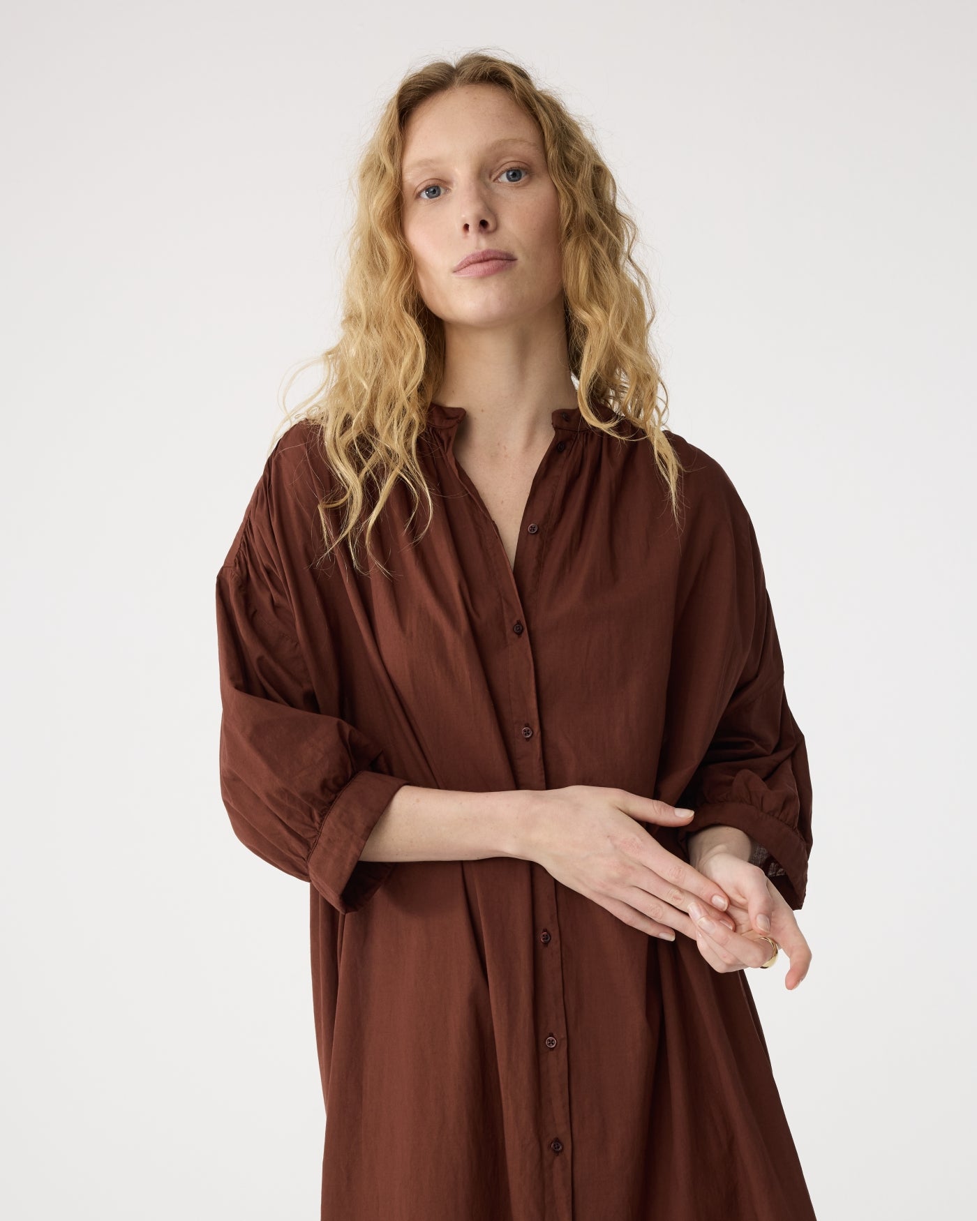 Wilma Dress | Mid Brown