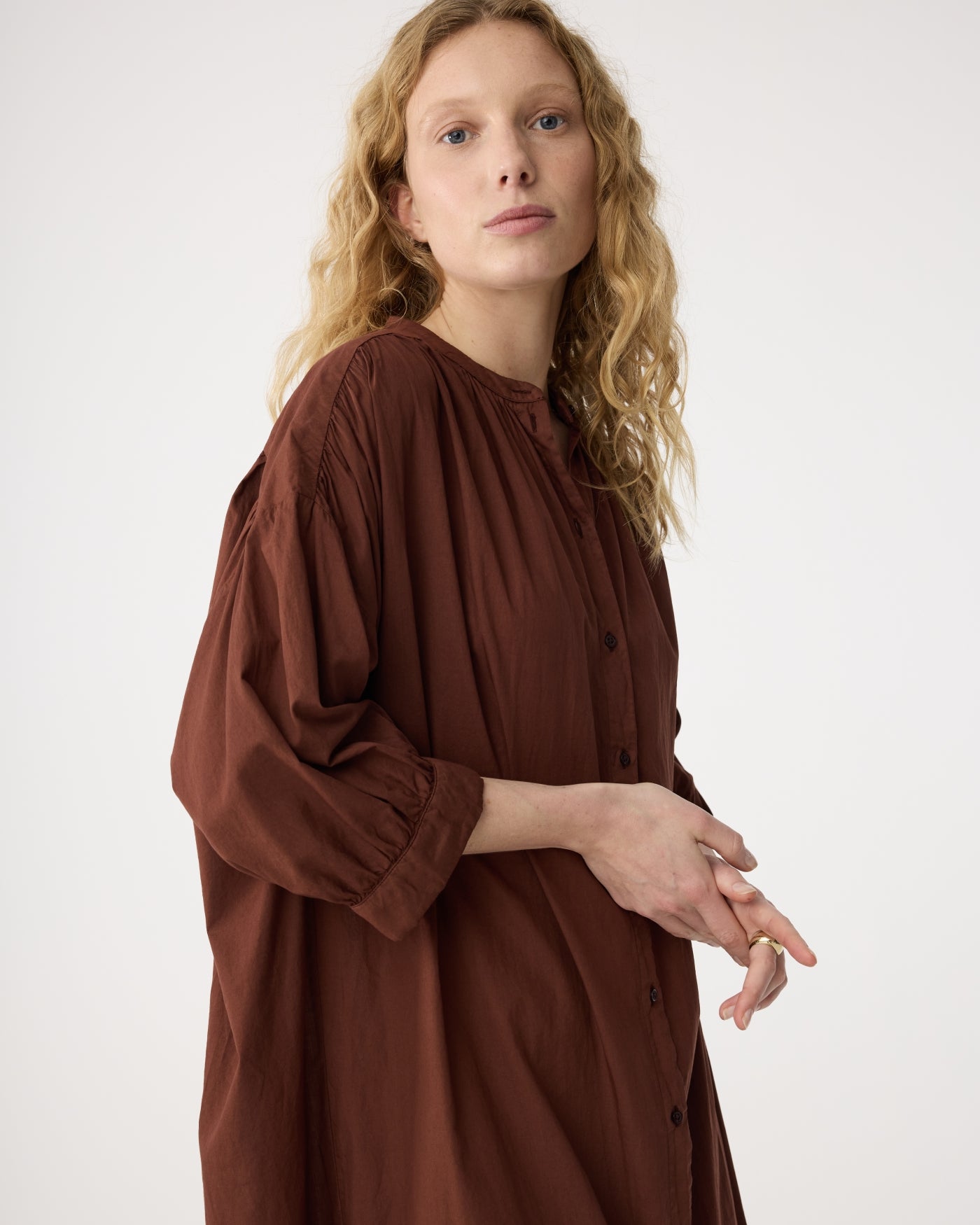 Wilma Dress | Mid Brown