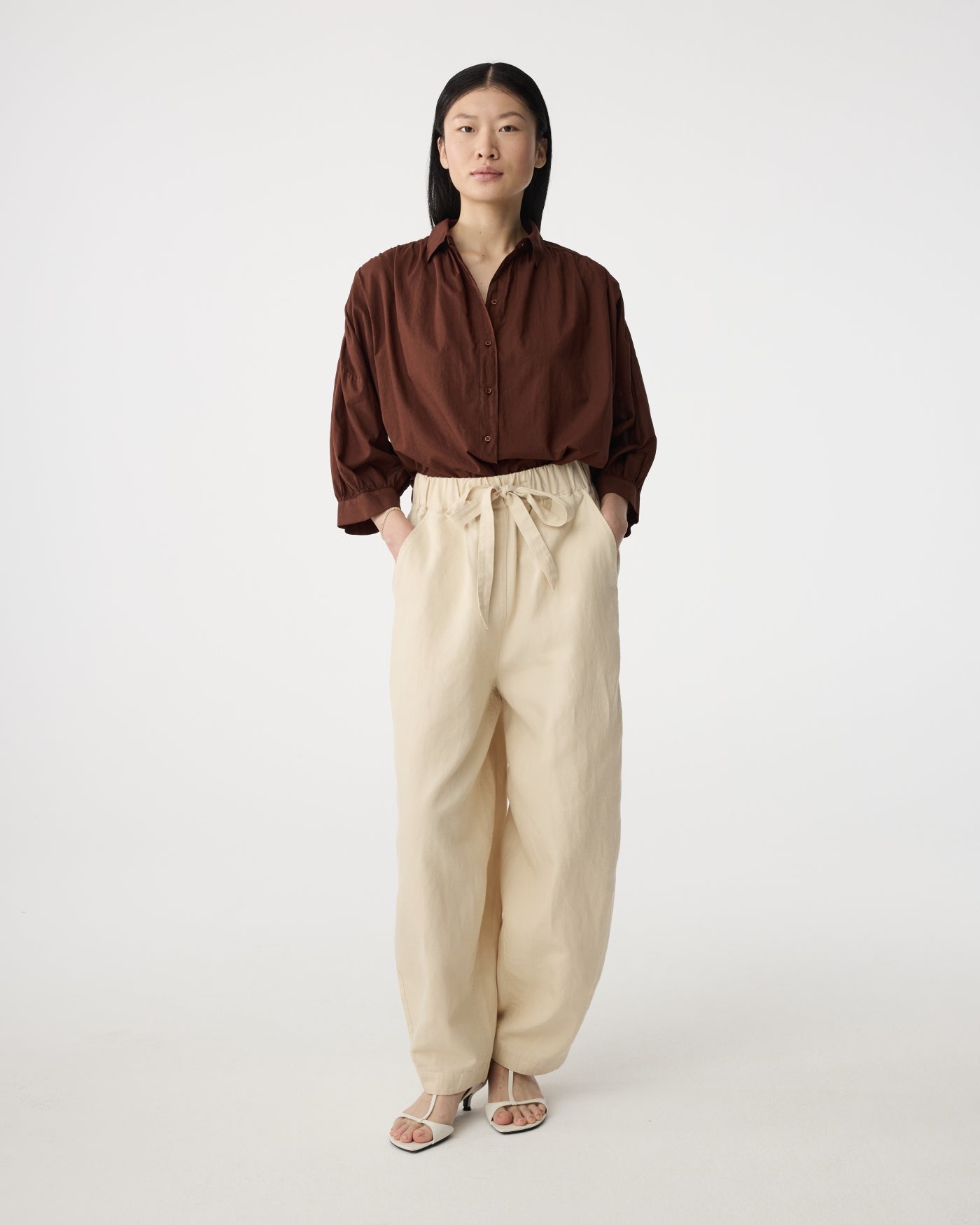 Mook Blouse | Mid Brown