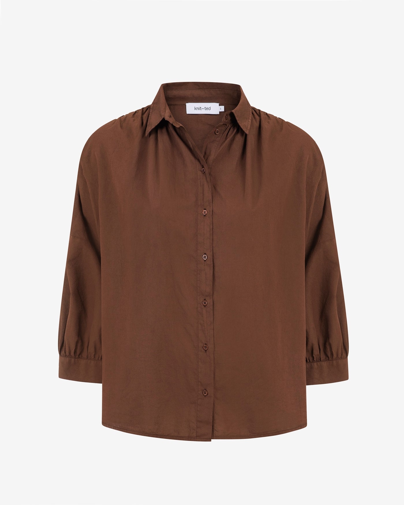 Mook Blouse | Mid Brown