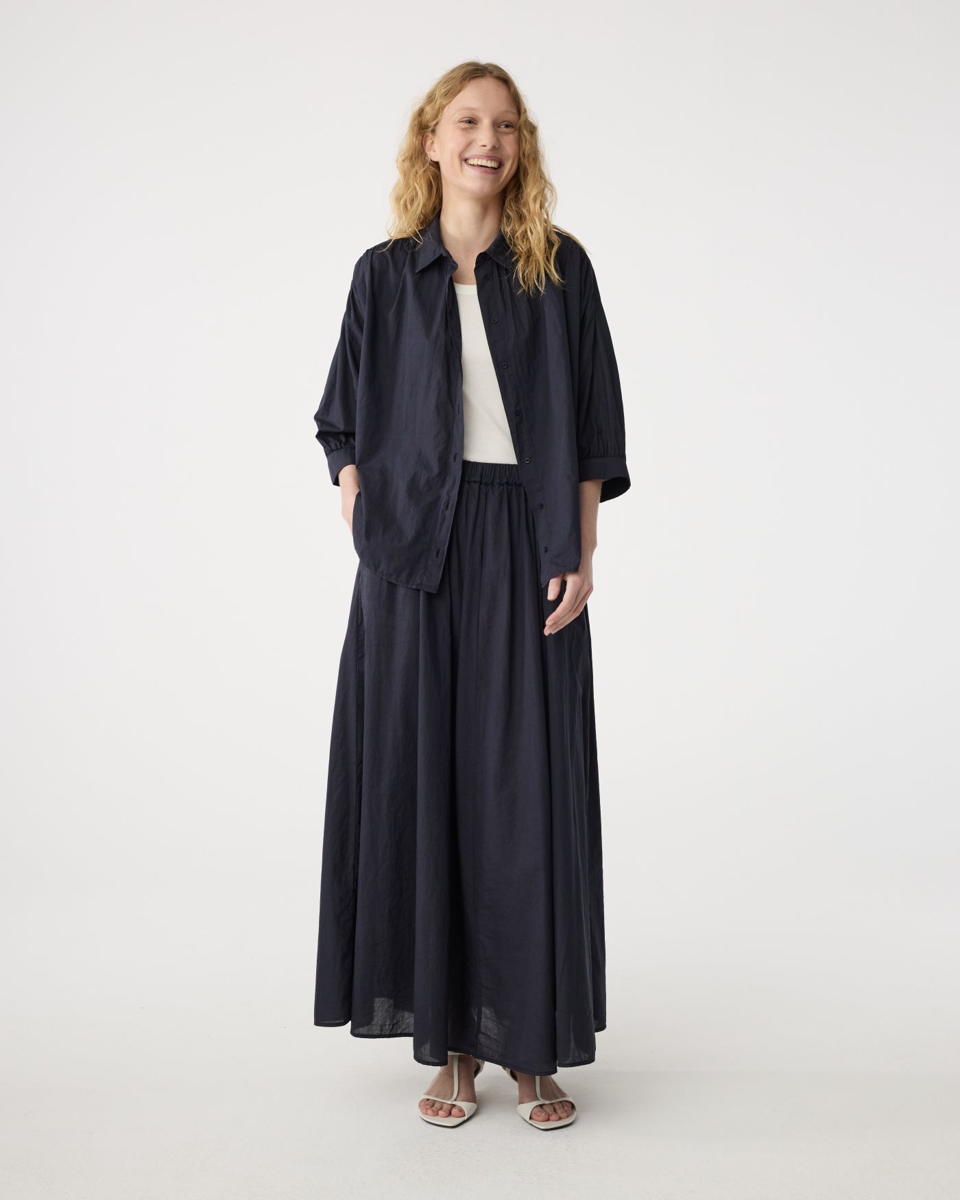 Mook Blouse | Night Blue