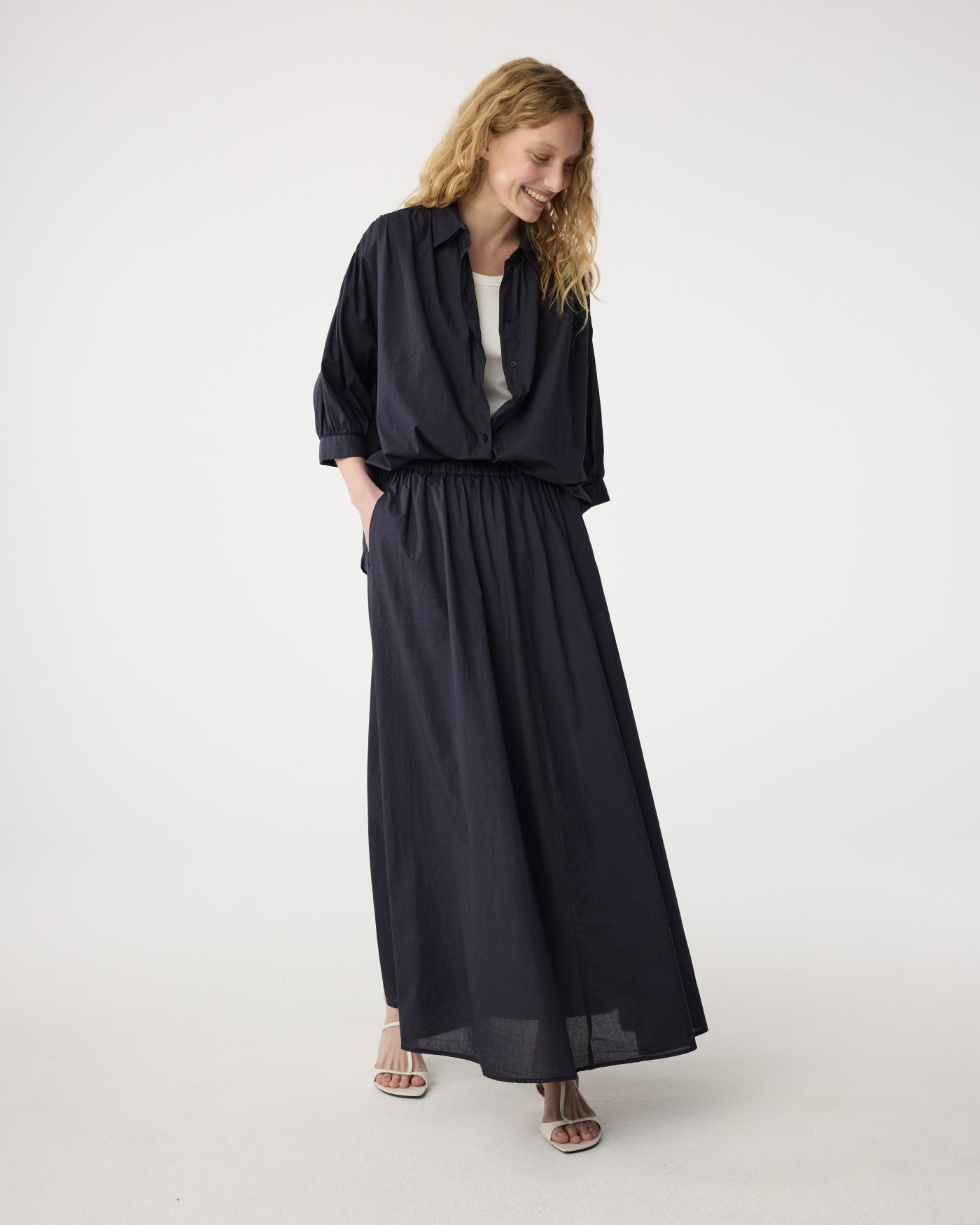 Mook Blouse | Night Blue