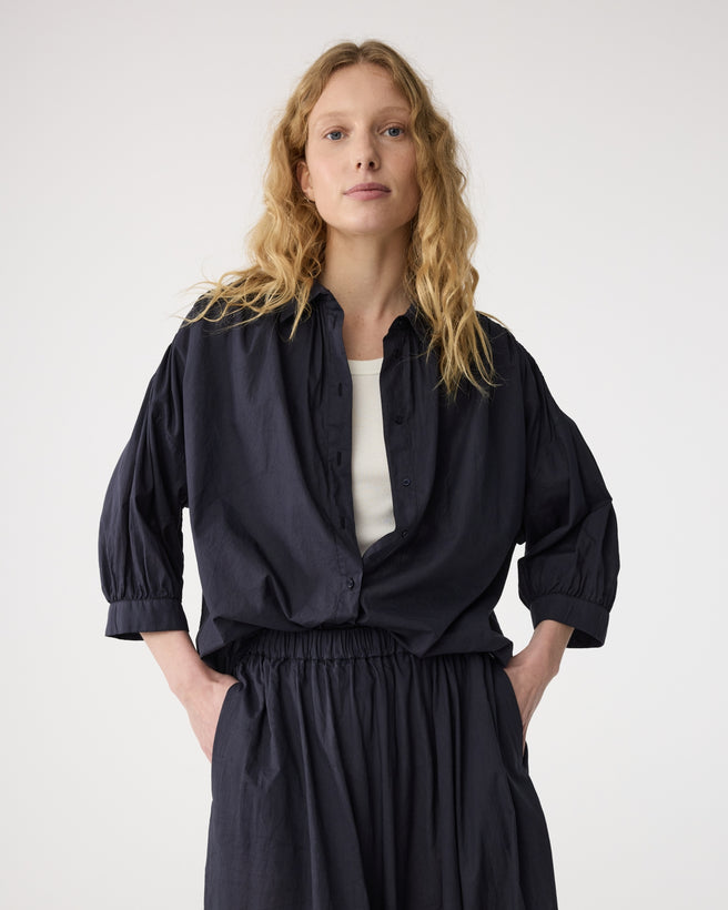 Mook Blouse | Night Blue