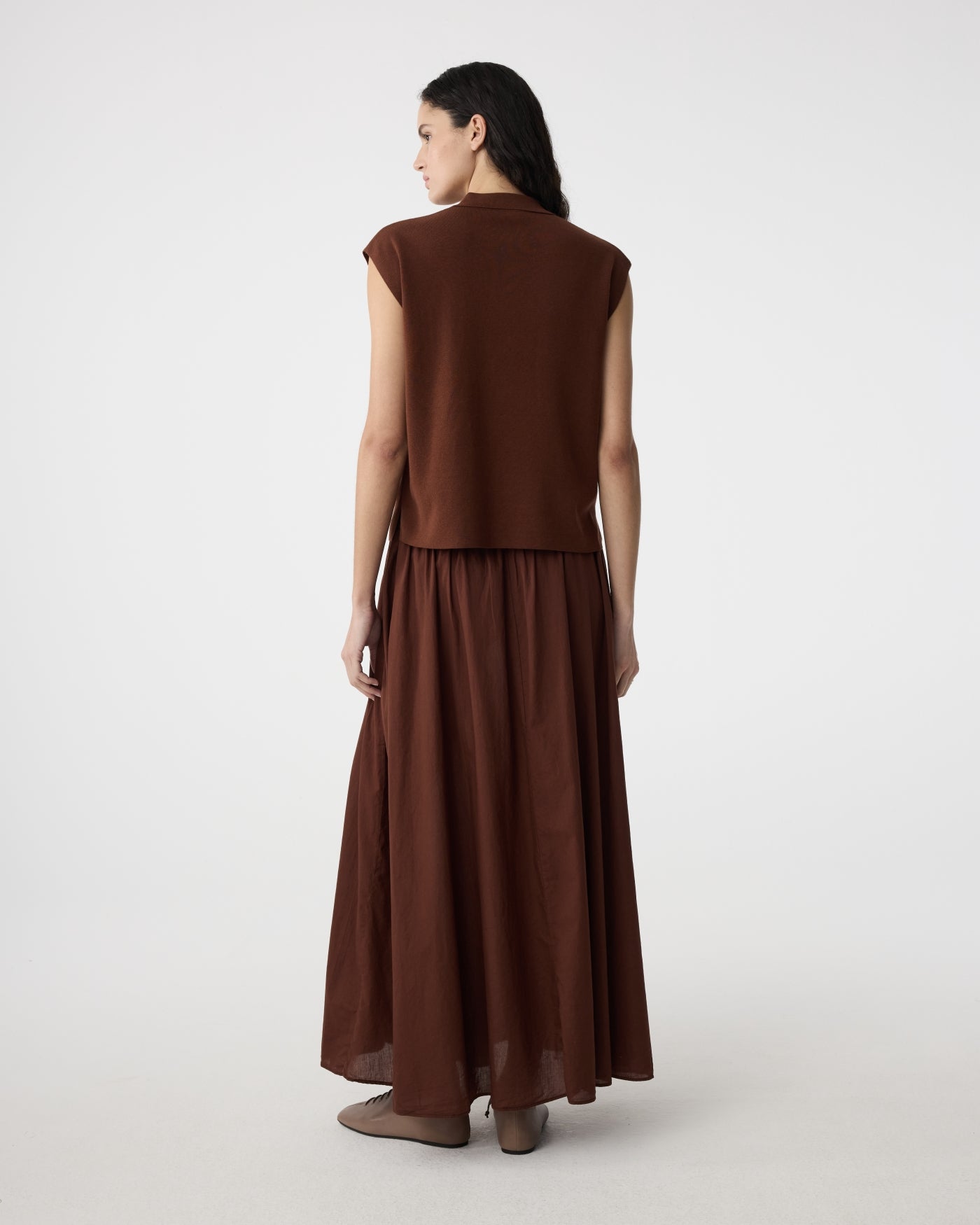 Cato Skirt | Mid Brown
