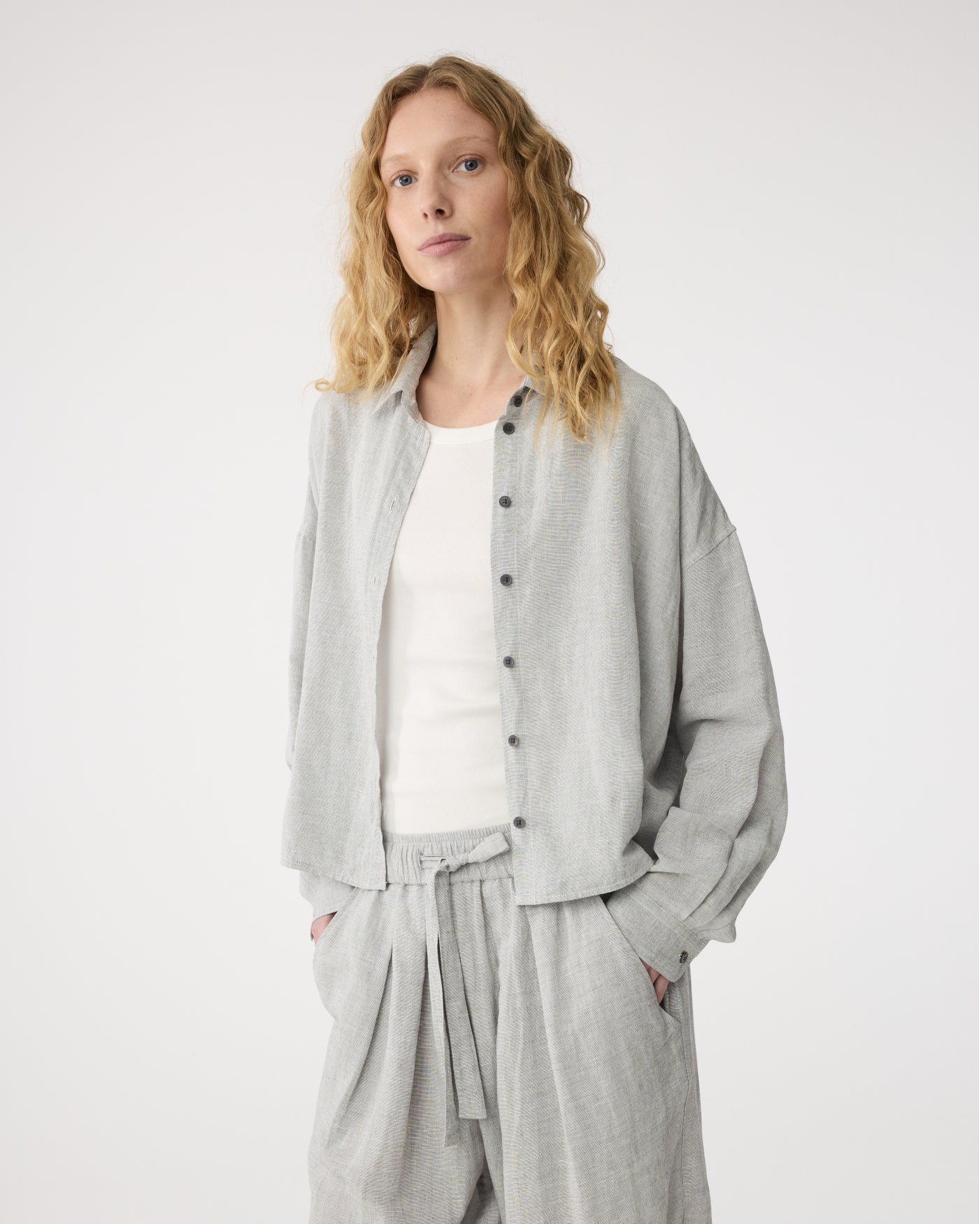 Babette Blouse | Grey