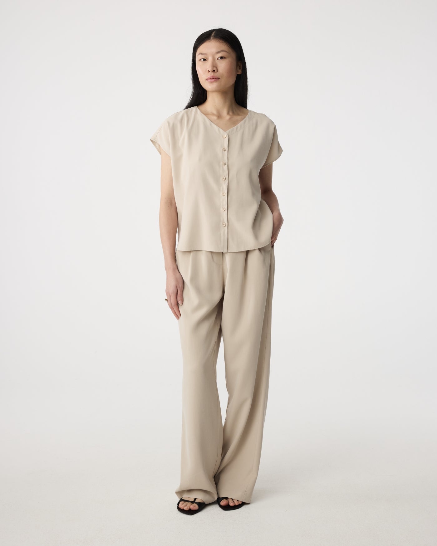 Tess Blouse | Sand